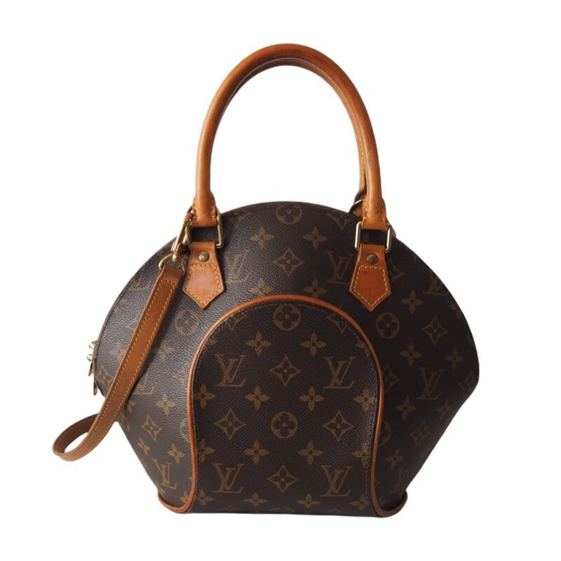 LOUIS VUITTON Ellipse PM Monogram 2way Hand Shoulder Bag M51127 Purse Authentic