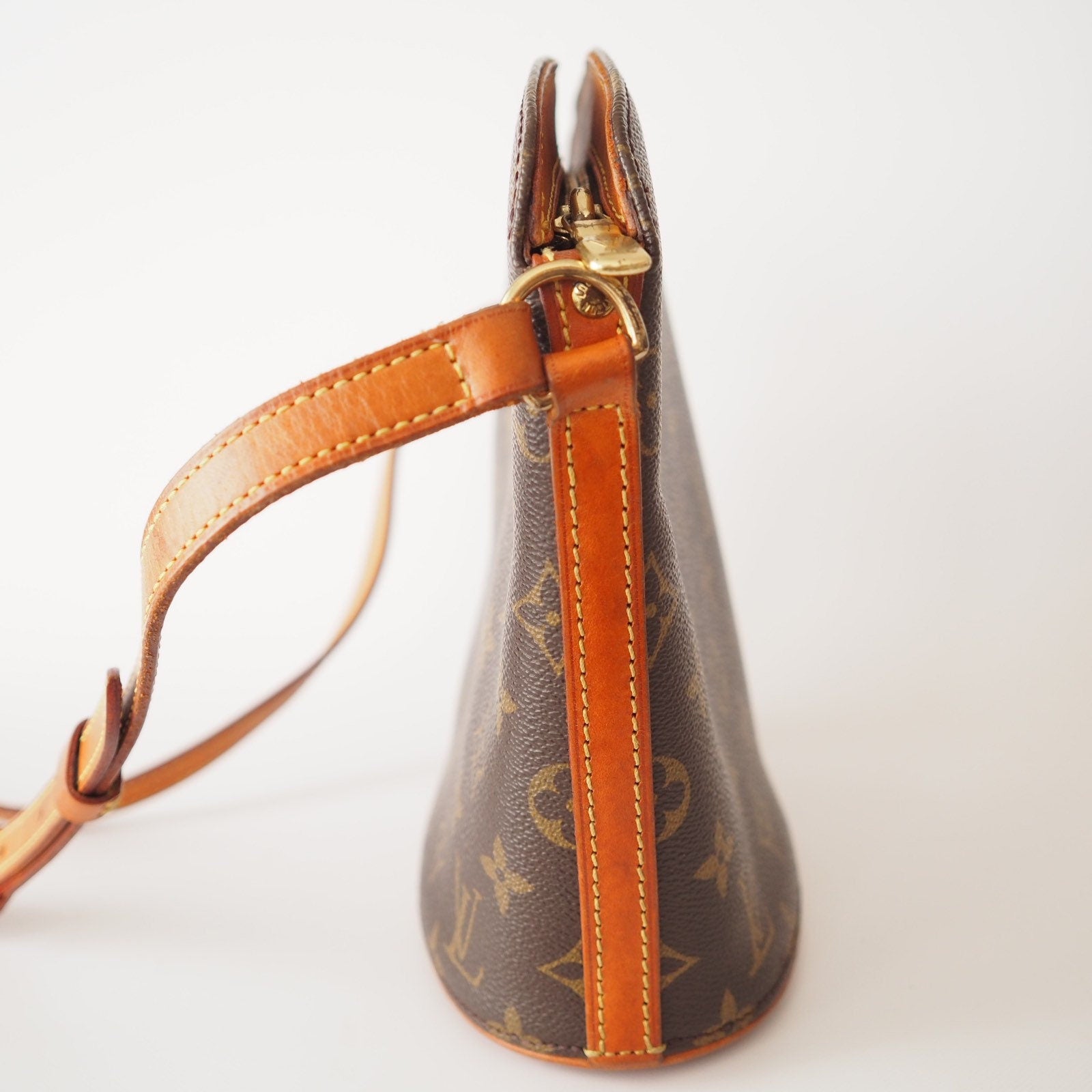 LOUIS VUITTON Monogram Shoulder Bag Drouot M51290 Browns LV Vintage Authentic