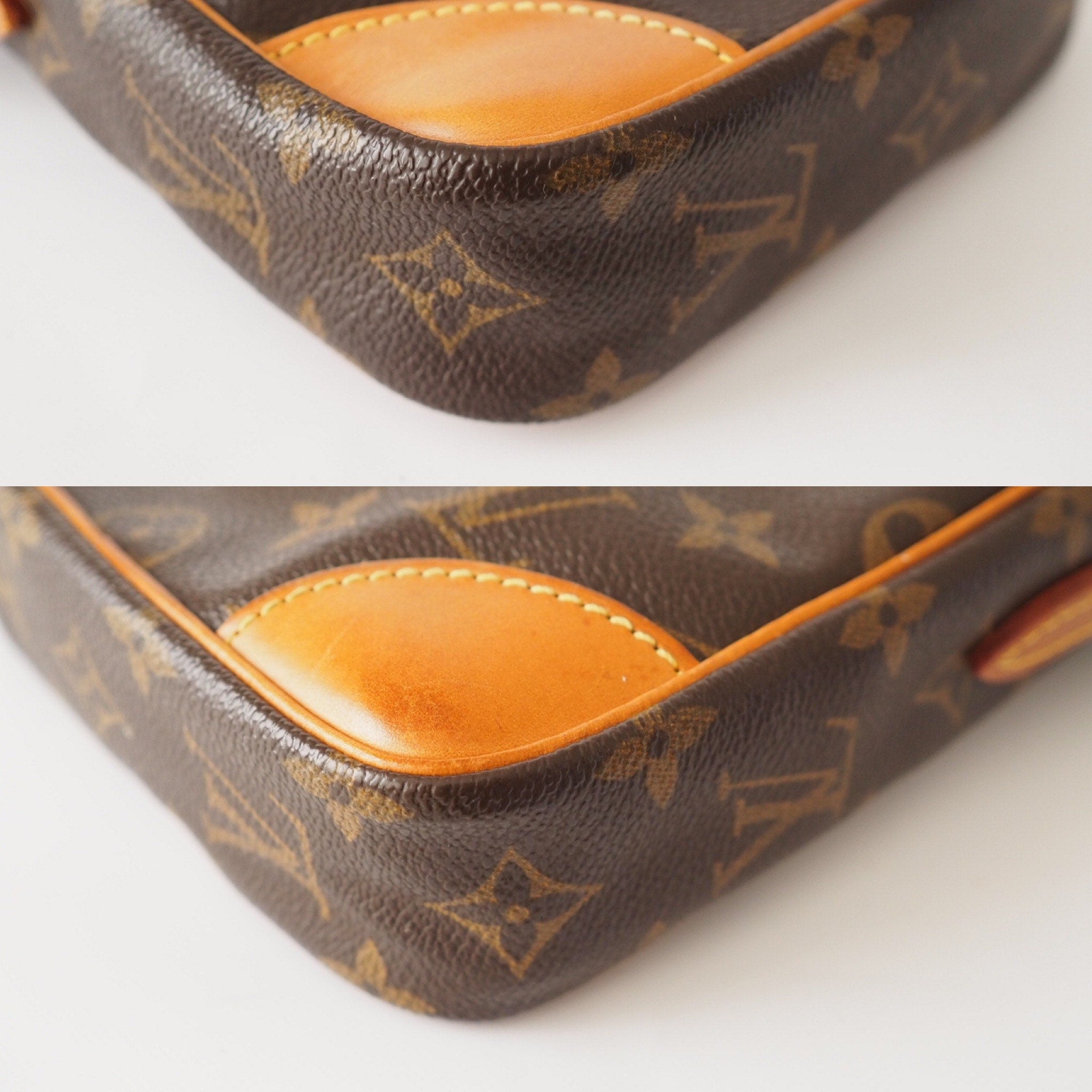 Louis Vuitton Shoulder Bag Danube Browns Monogram vintage lv Authentic