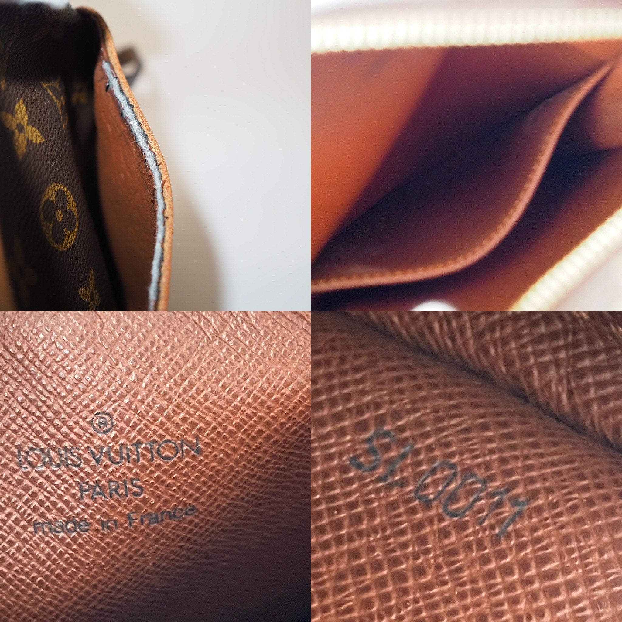 Louis Vuitton Shoulder Bag Danube Browns Monogram vintage lv Authentic