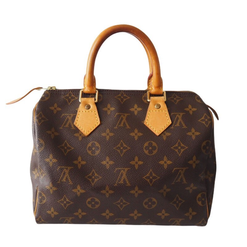LOUIS VUITTON Speedy 25 Monogram Boston Hand Bag M41528 Purse Authentic