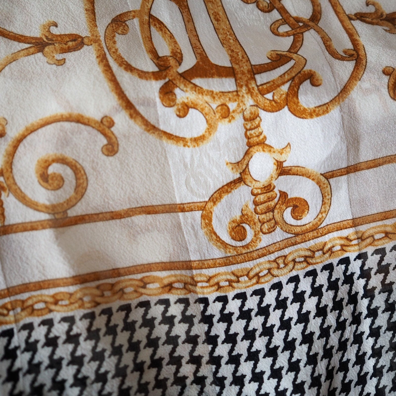 Christian Dior Scarf Black Authentic