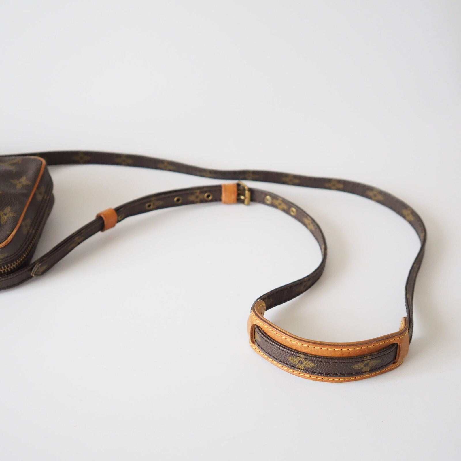 LOUIS VUITTON Shoulder Bag Mini Danube Browns Monogram vintage lv Authentic