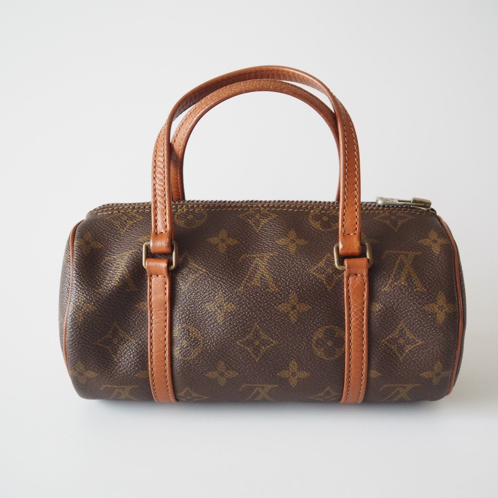 LOUIS VUITTON Mini Papillon Monogram Hand Bag Purse Authentic