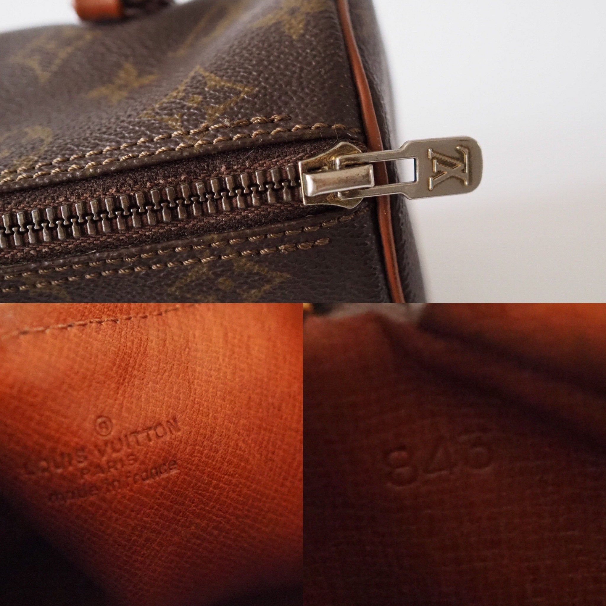 LOUIS VUITTON Mini Papillon Monogram Hand Bag Purse Authentic