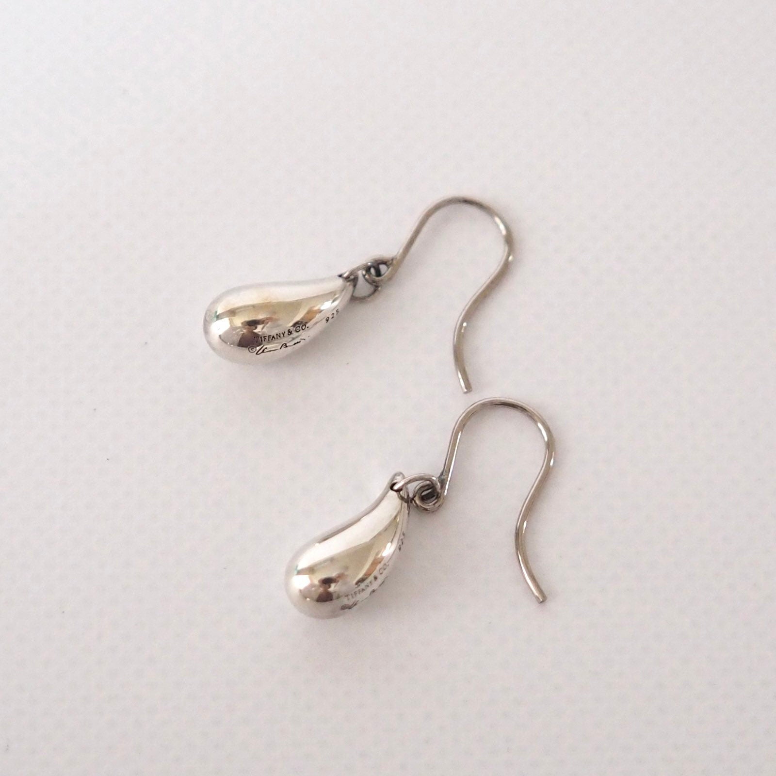 Tiffany & Co Drop Earrings Pierces Sterling Silver 925 Box