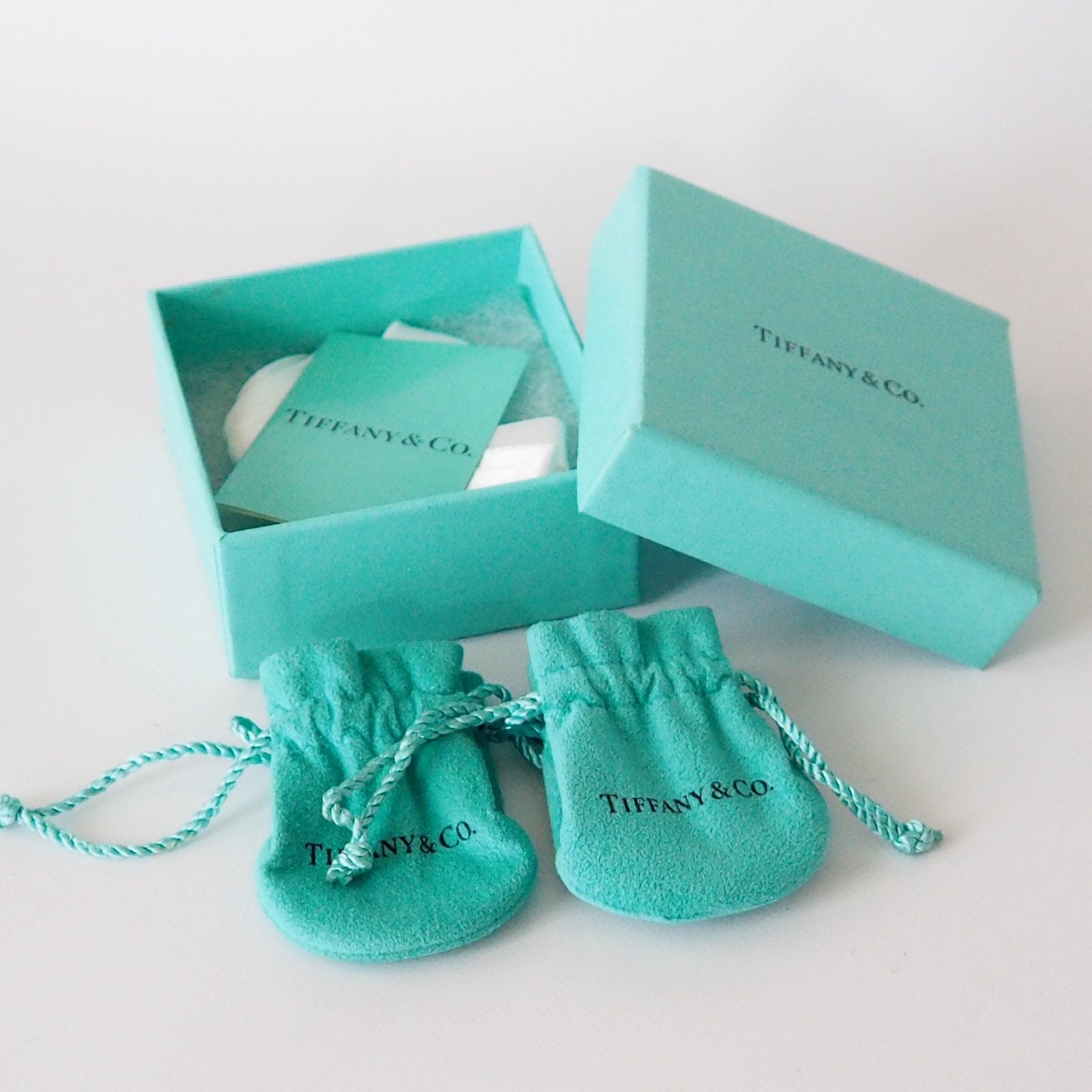 Tiffany & Co Drop Earrings Pierces Sterling Silver 925 Box