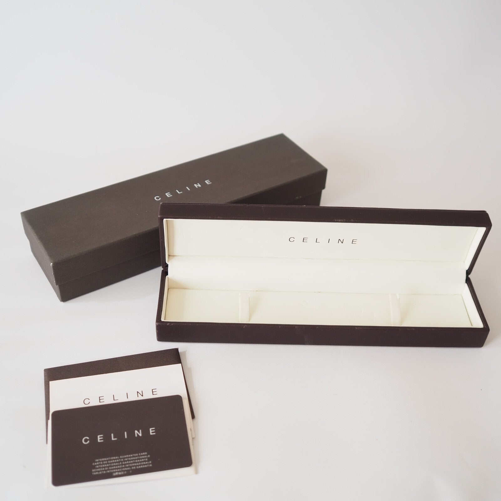 CELINE Watch Wristwatch Macadam Logo Silver Color Steel Quartz Vintage