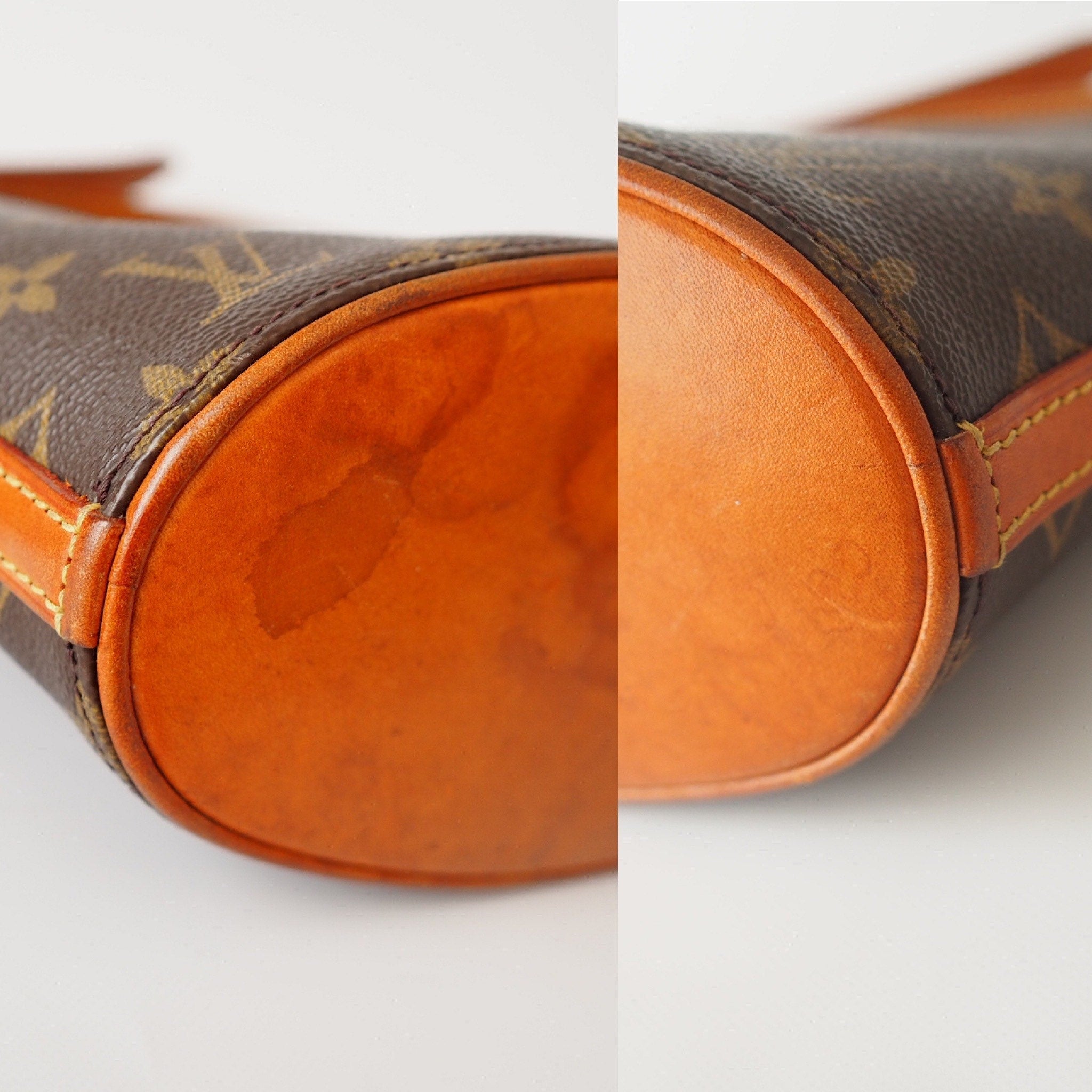 LOUIS VUITTON Monogram Shoulder Bag Drouot M51290 Browns LV Vintage Authentic