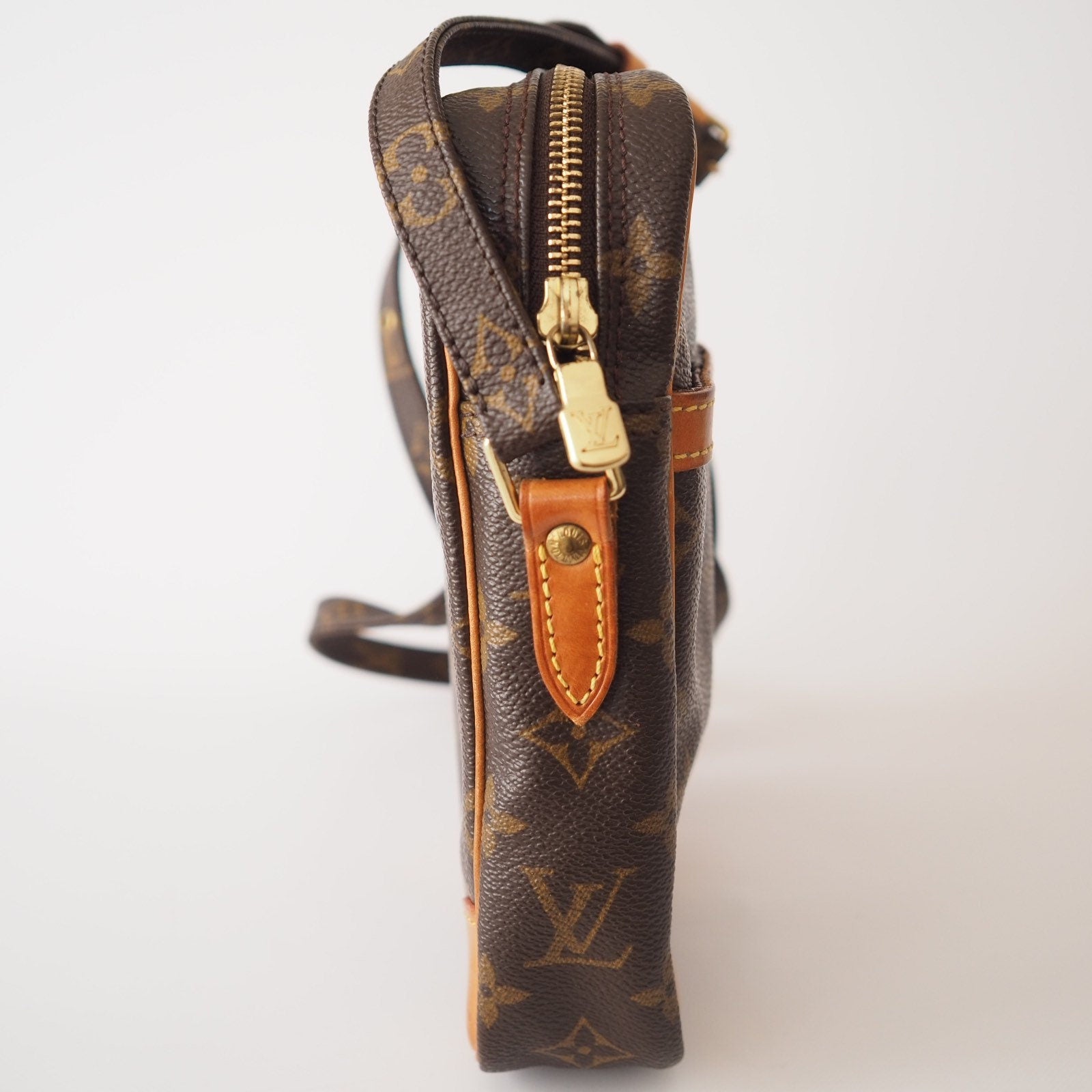 Louis Vuitton Shoulder Bag Danube Browns Monogram vintage lv Authentic