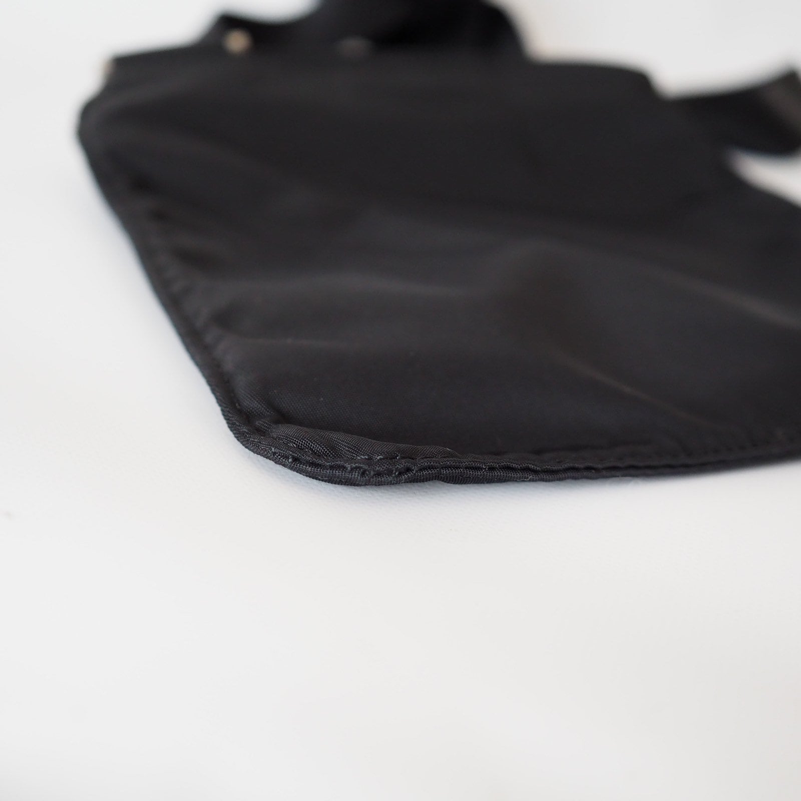 PRADA Nylon Shoulder Bag Sakosh Black Logo Authentic