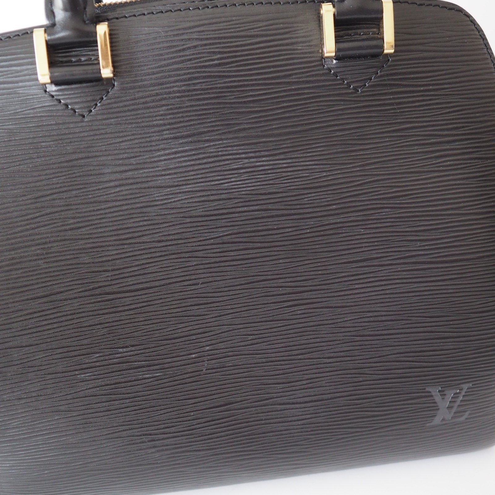 LOUIS VUITTON Epi Pont neuf Hand Bag Black M52052 LV Vintage Authentic