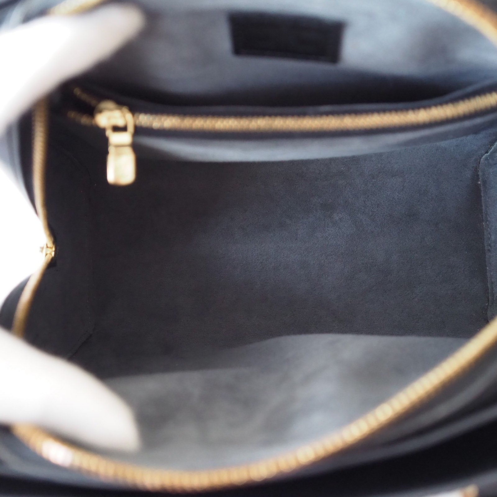 LOUIS VUITTON Epi Pont neuf Hand Bag Black M52052 LV Vintage Authentic