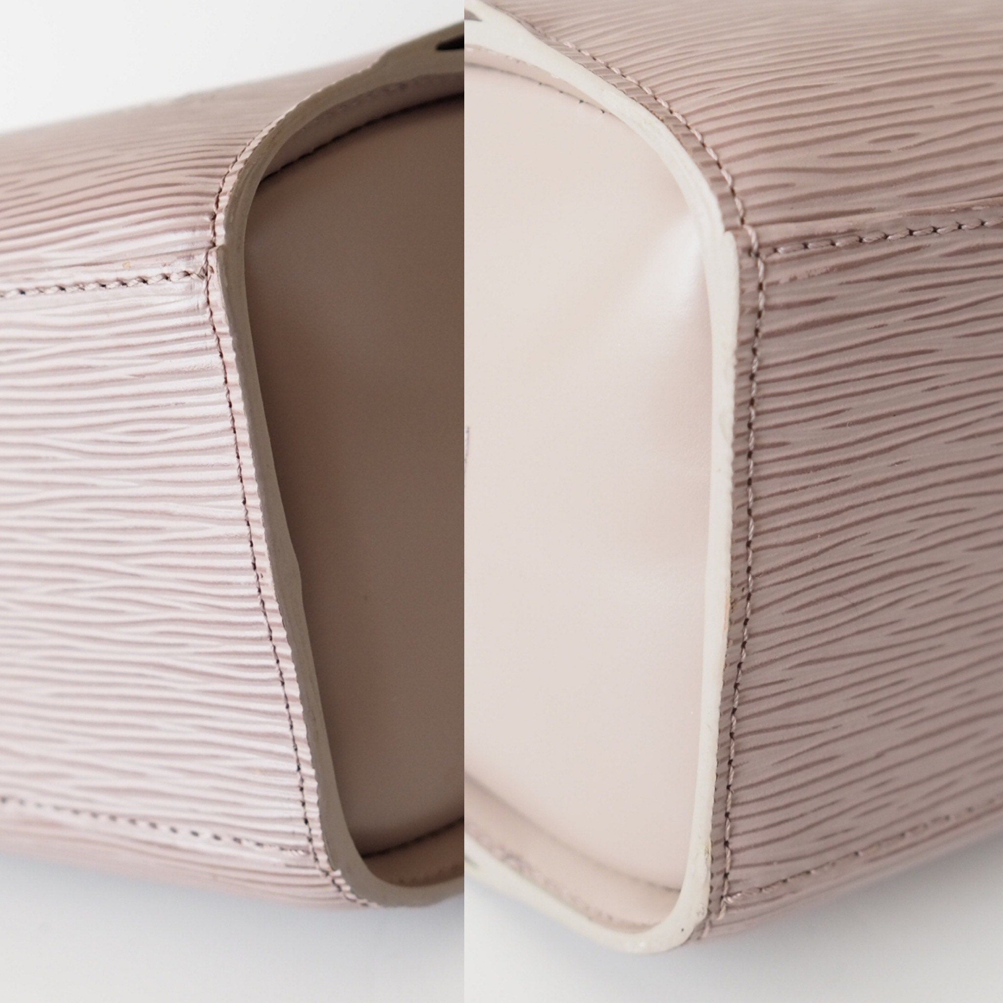 LOUIS VUITTON Epi Pont neuf Hand Bag Lilac LV Vintage Authentic