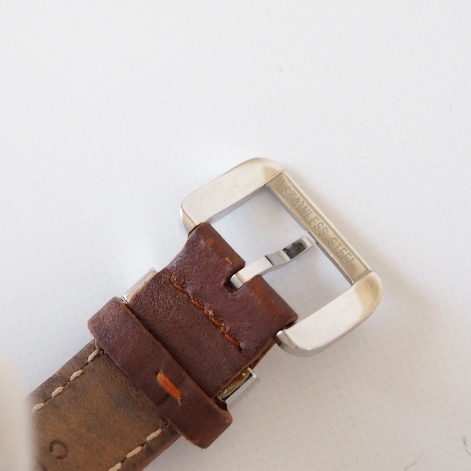 CELINE Watch Wristwatch Square Face Macadam Logo Silver Color Steel Quartz Vintage