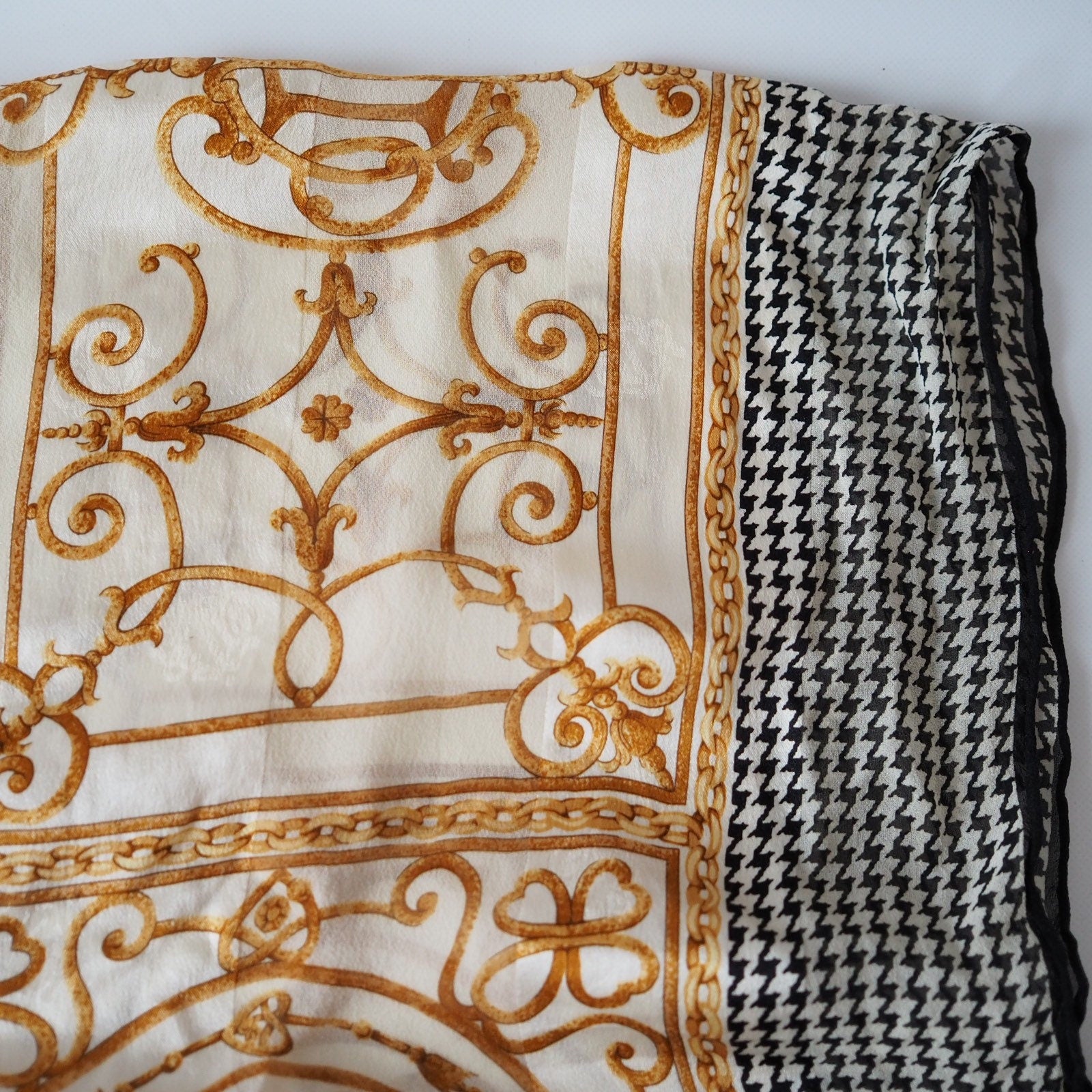 Christian Dior Scarf Black Authentic