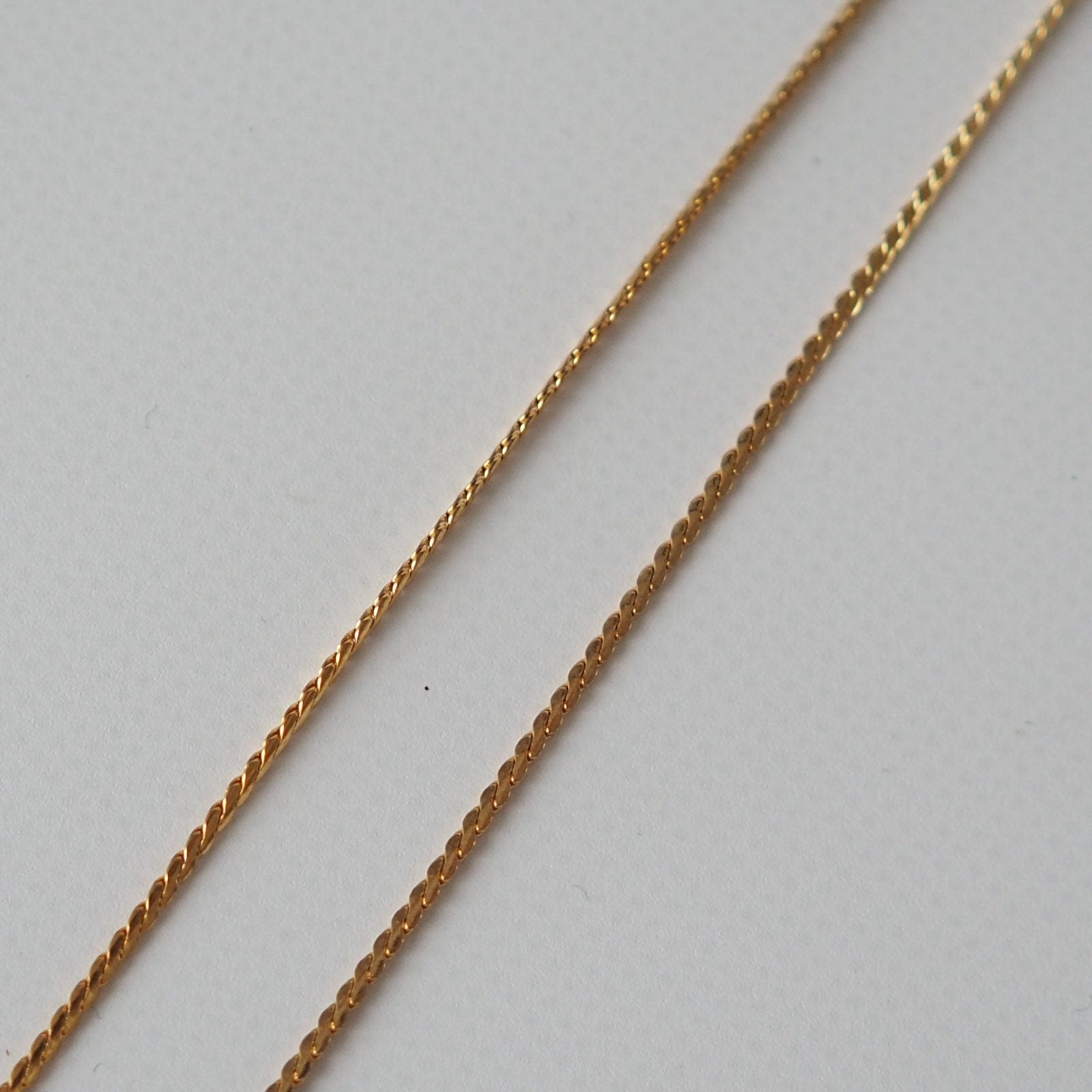 Christian Dior Necklace CD Logo Vintage Metal Gold Authentic