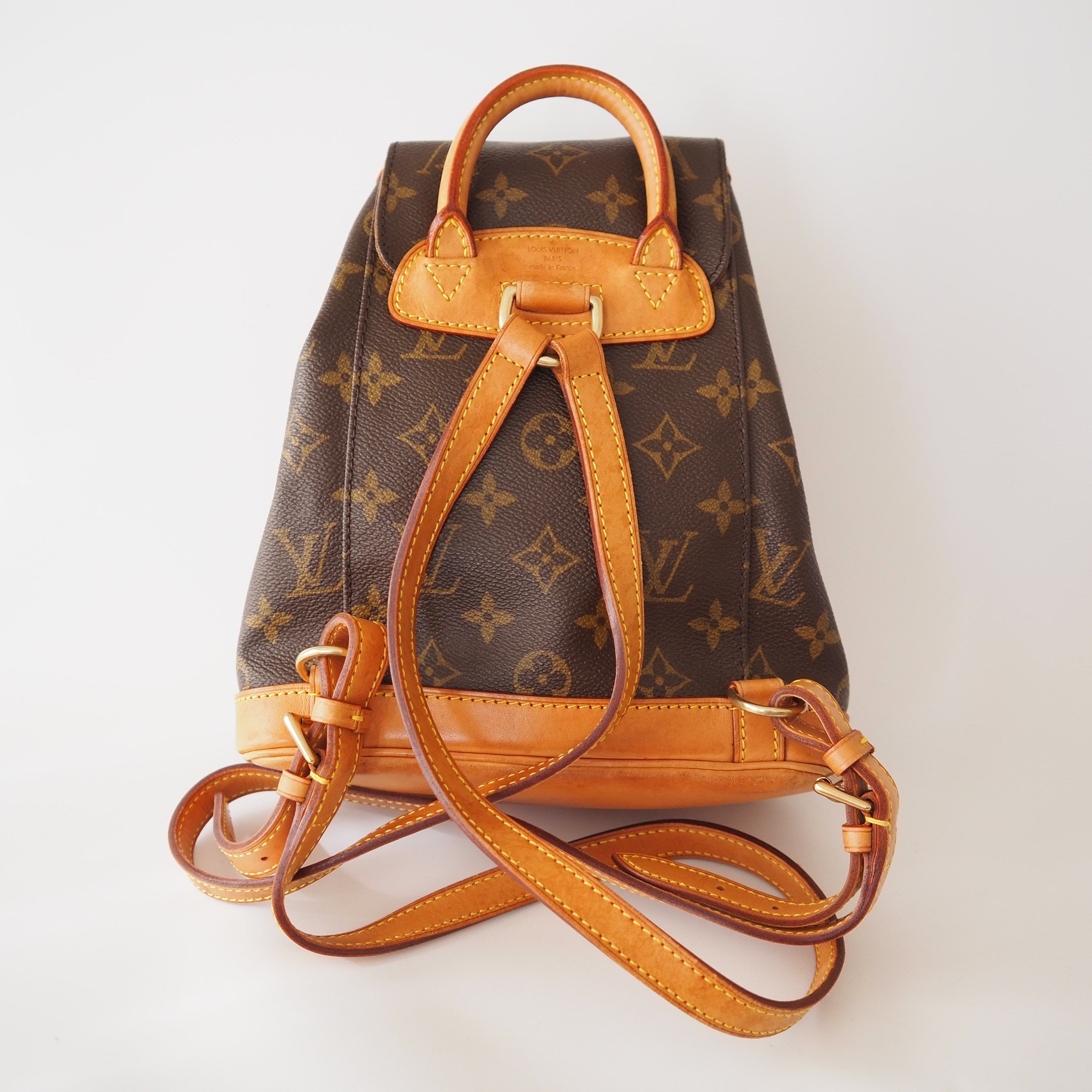 LOUIS VUITTON Monogram Mini Montsouris PM Unisex Backpack Authentic
