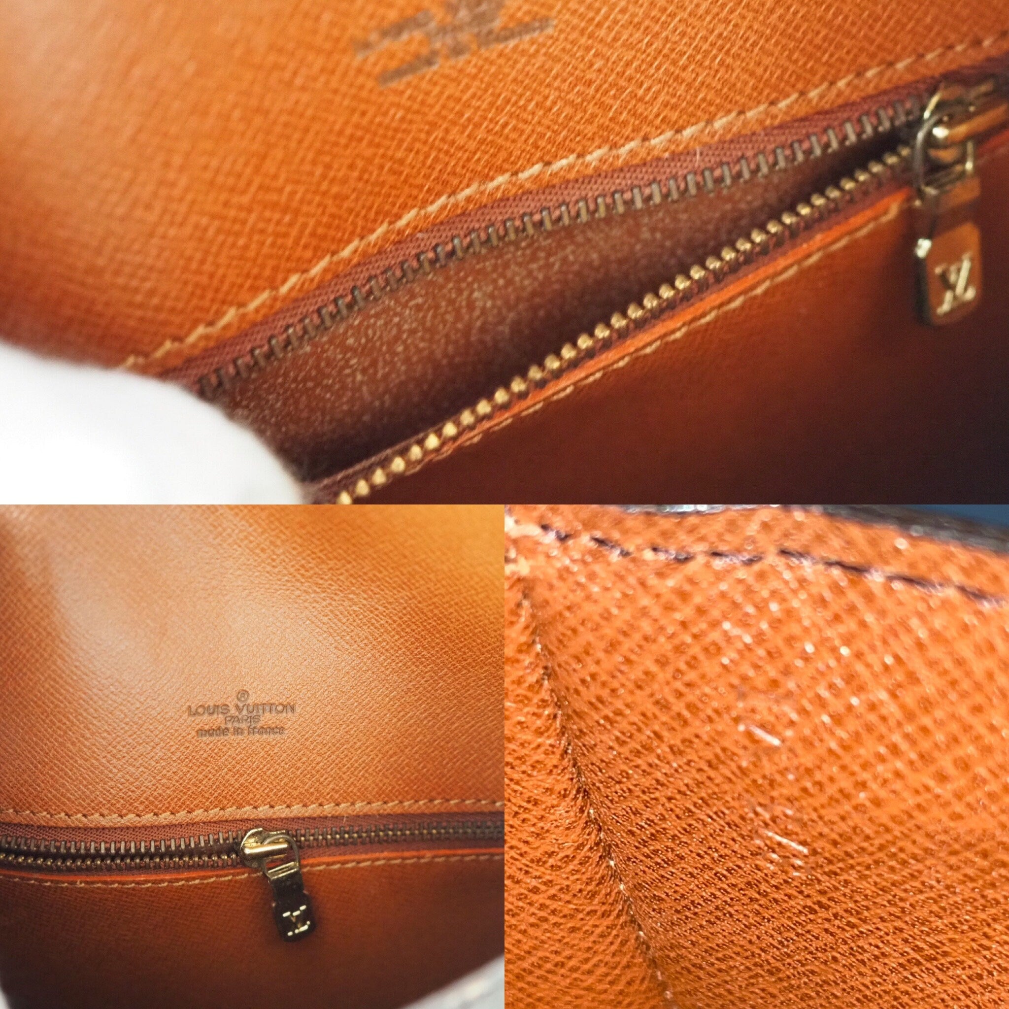 LOUIS VUITTON Monogram Saint Cloud MM Shoulder Bag lV Authentic