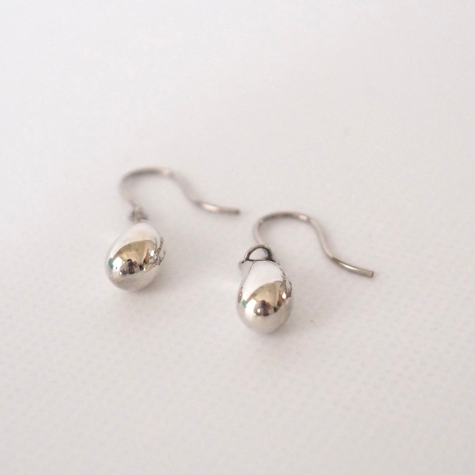 Tiffany & Co Drop Earrings Pierces Sterling Silver 925 Box