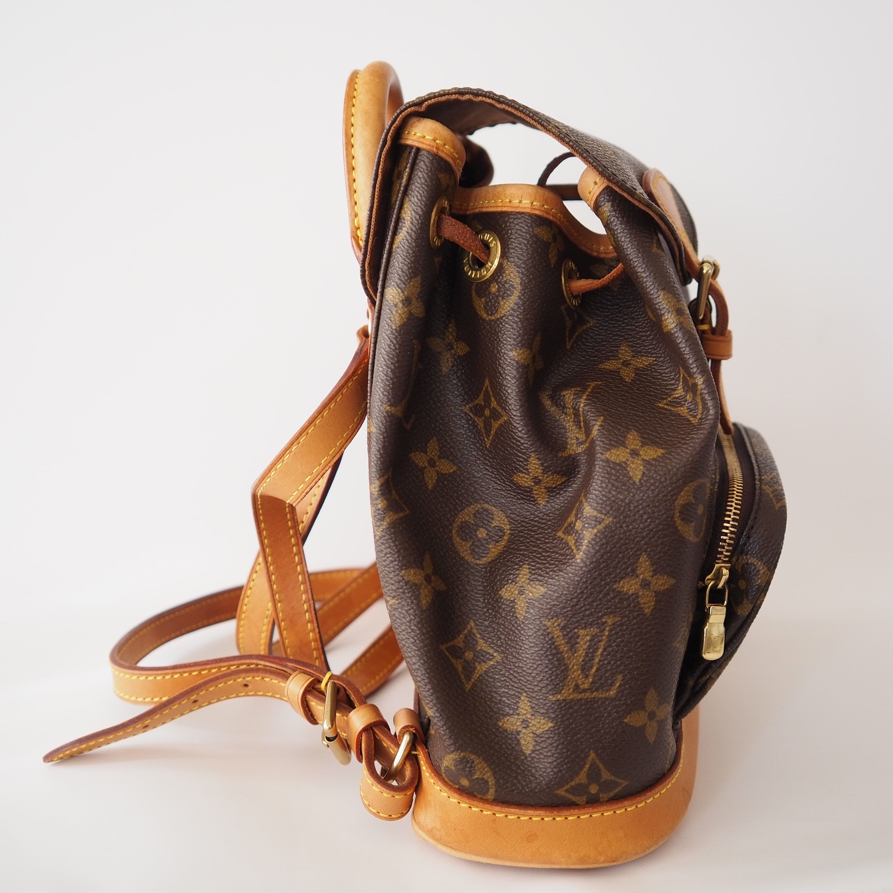 LOUIS VUITTON Monogram Mini Montsouris PM Unisex Backpack Authentic