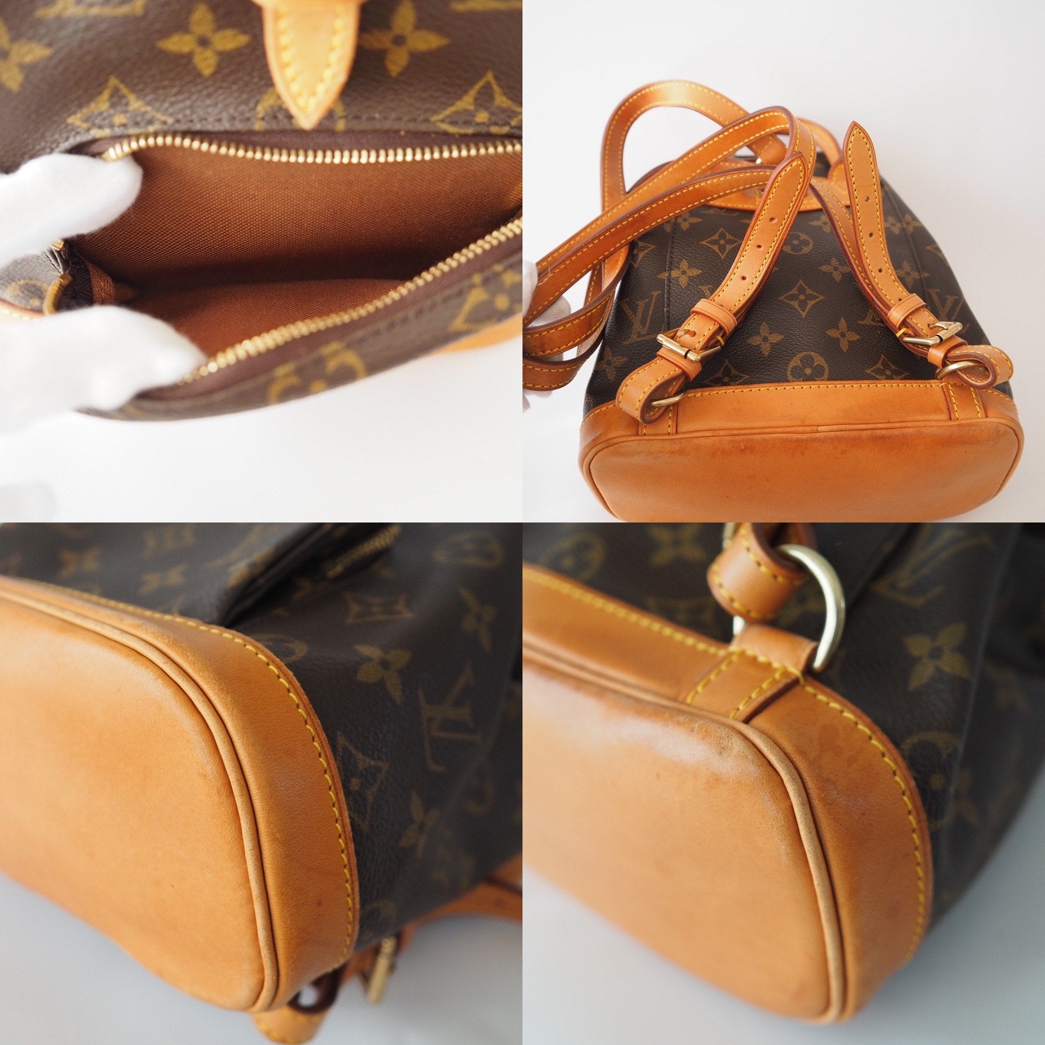 LOUIS VUITTON Monogram Mini Montsouris PM Unisex Backpack Authentic