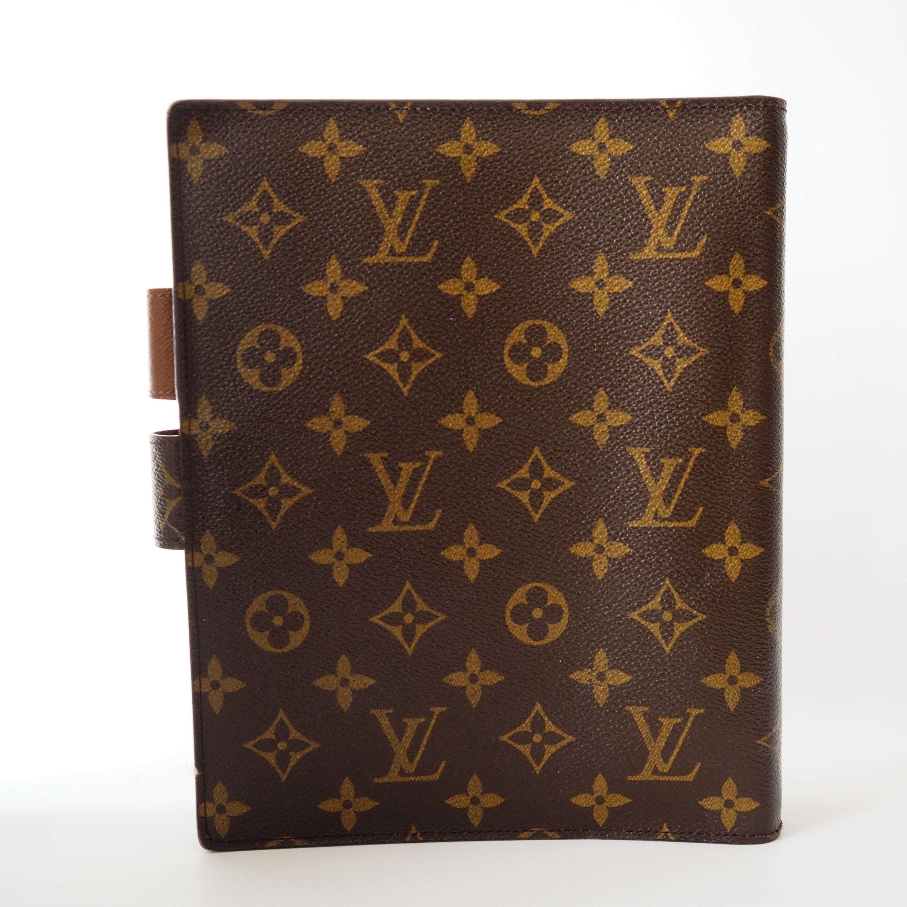 LOUIS VUITTON Monogram Agenda GM Day Planner Cover Authentic
