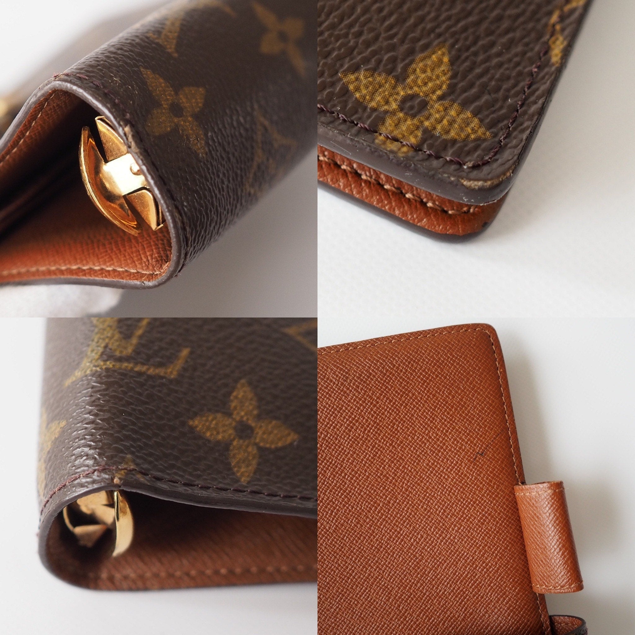 LOUIS VUITTON Monogram Agenda GM Day Planner Cover Authentic