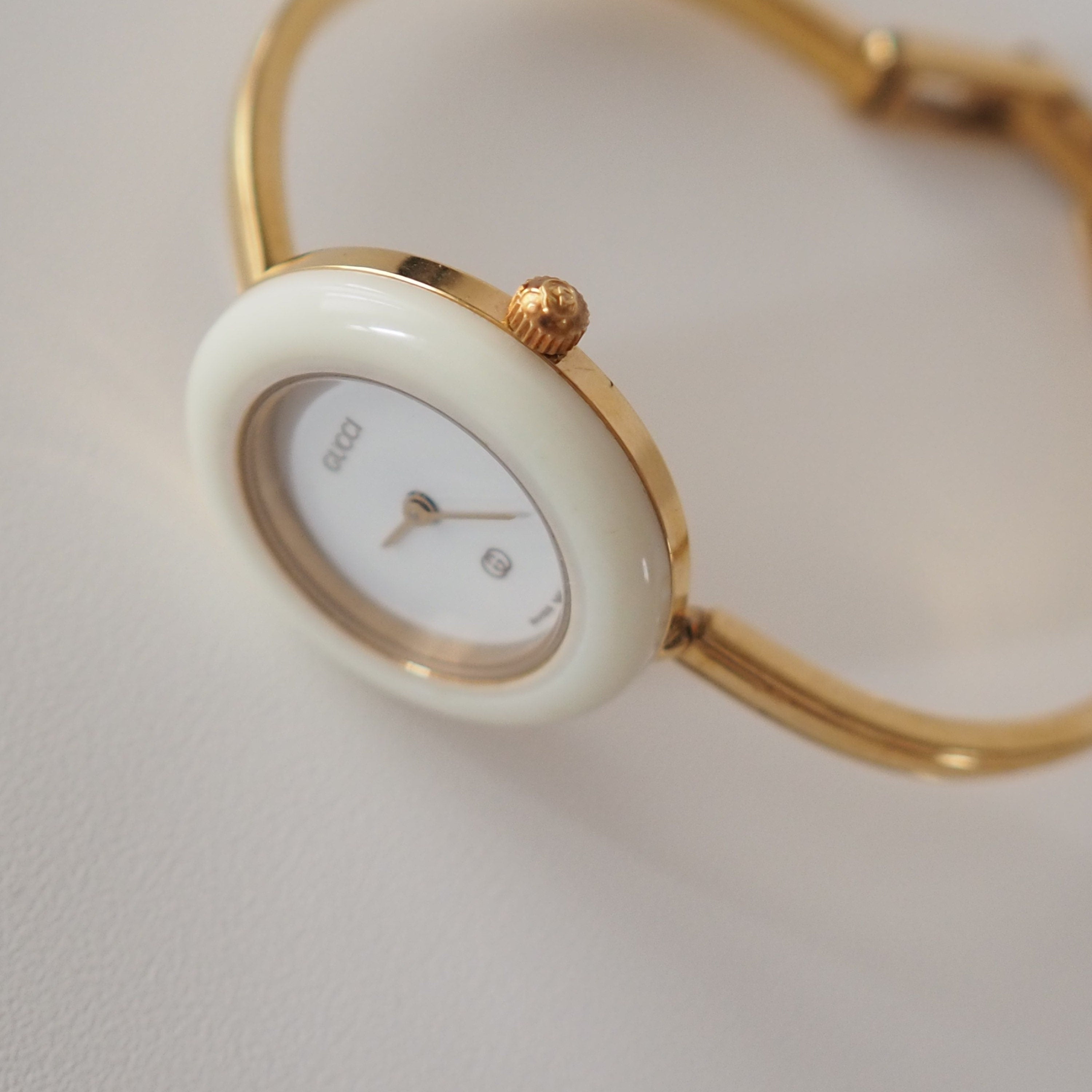 GUCCI Accessories Change Bezel 12 colors Bangle watch Wristwatch Gold