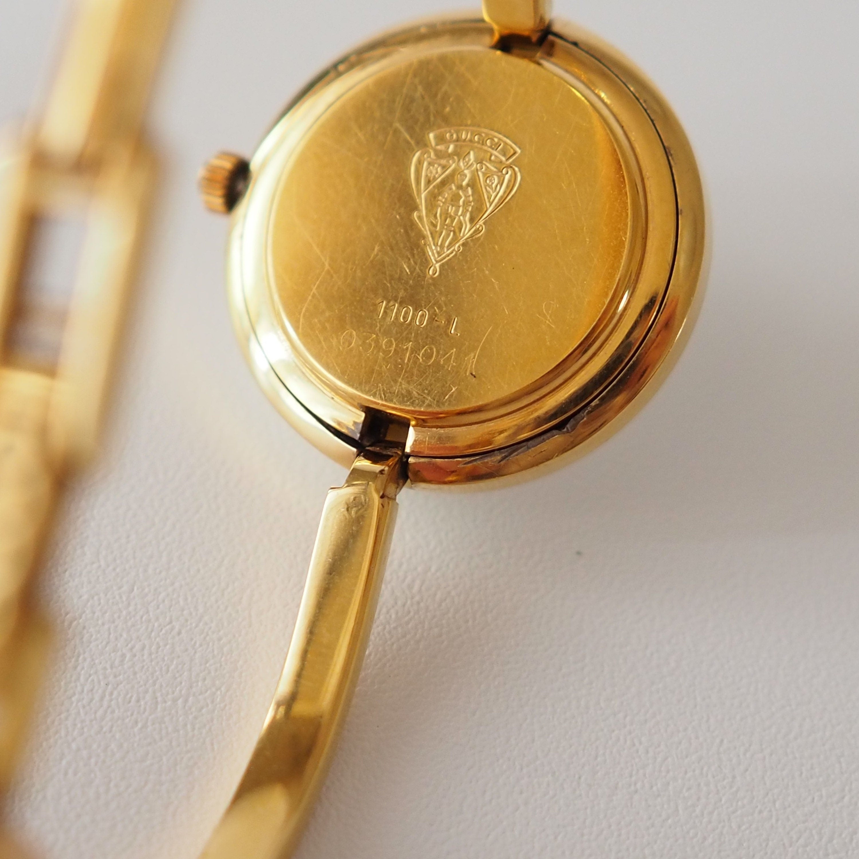 GUCCI Accessories Change Bezel 12 colors Bangle watch Wristwatch Gold