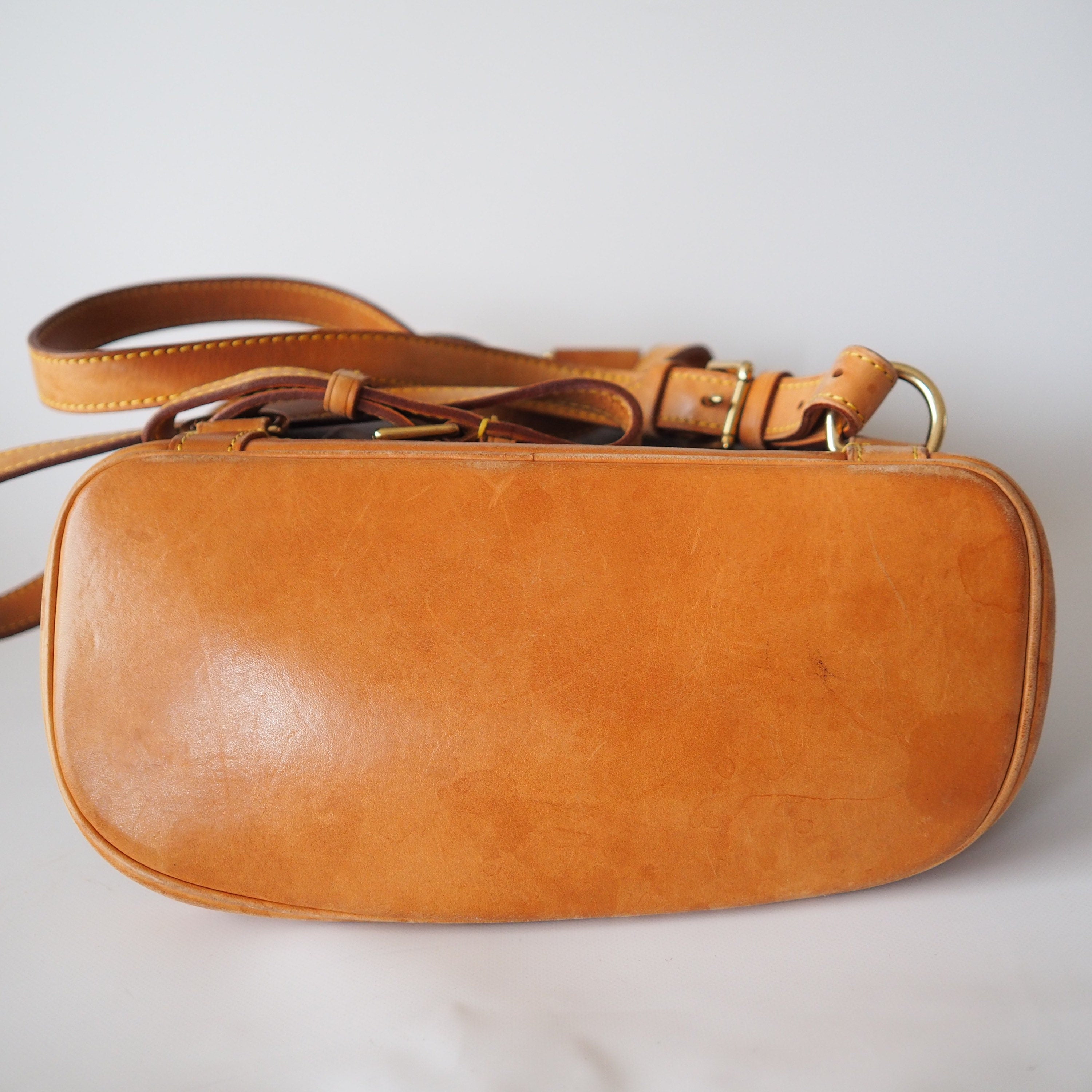 LOUIS VUITTON Montsouris MM Monogram Backpack Shoulder Bag Authentic