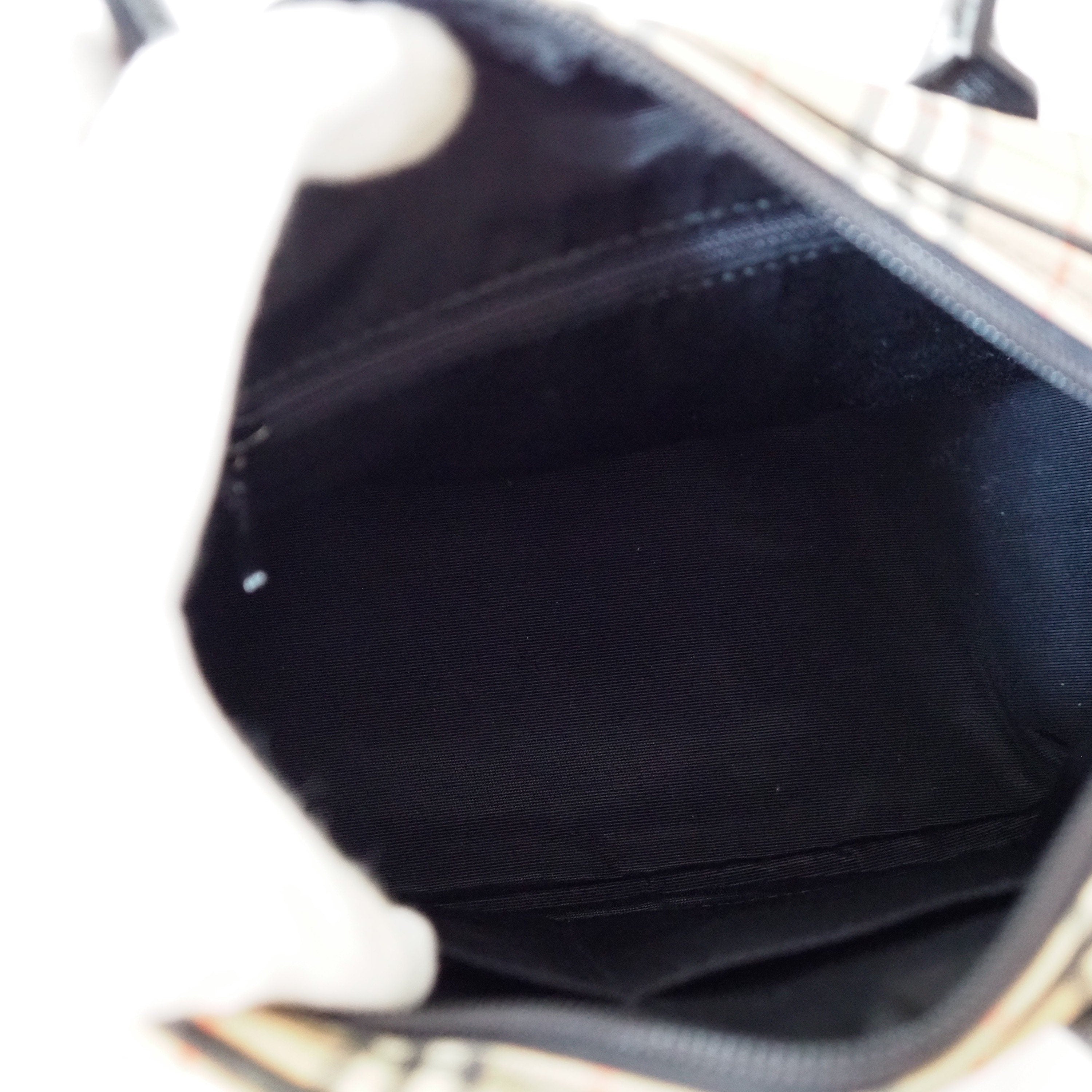 Burberry Nova Check 2way Hand Shoulder Boston Bag Authentic