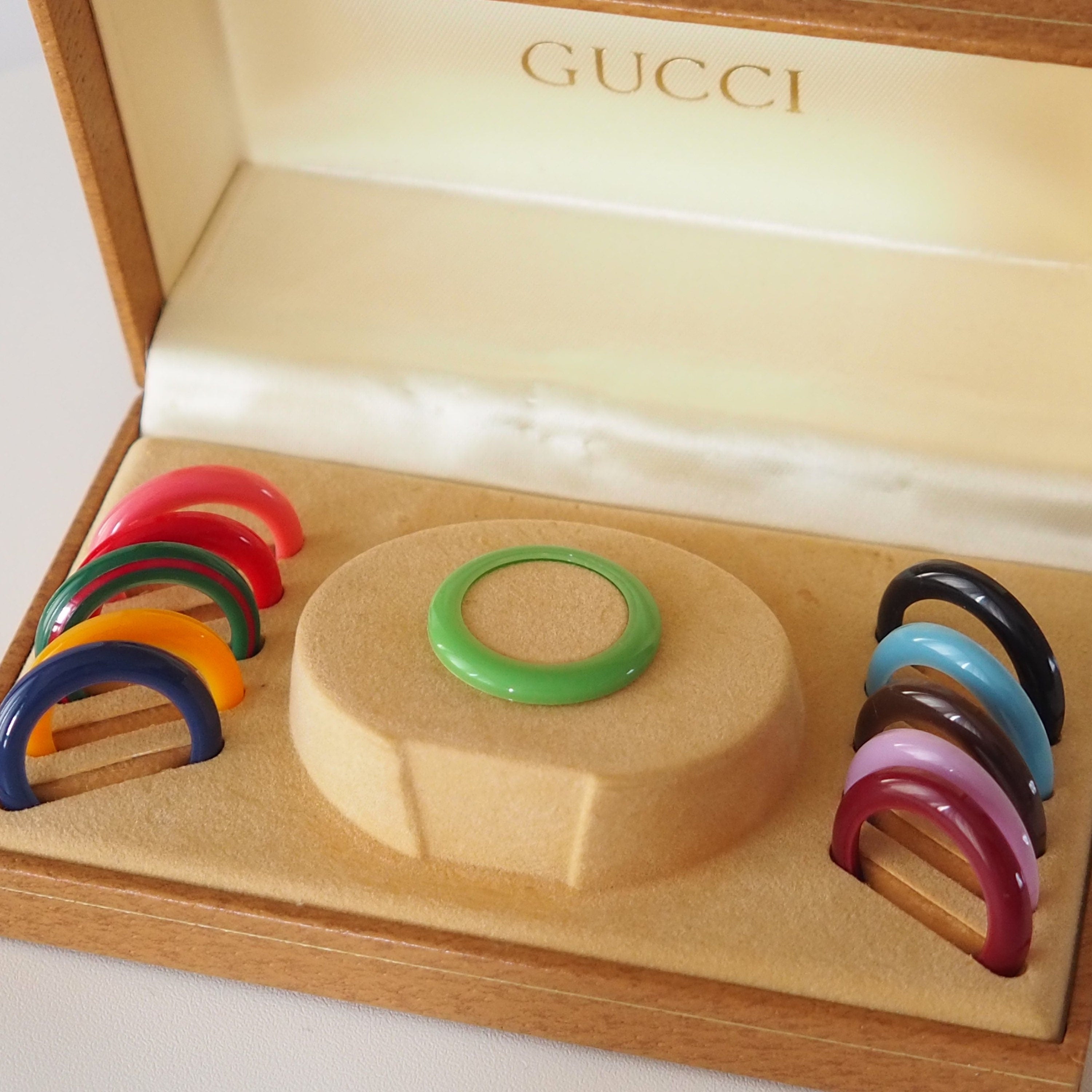 GUCCI Accessories Change Bezel 12 colors Bangle watch Wristwatch Gold