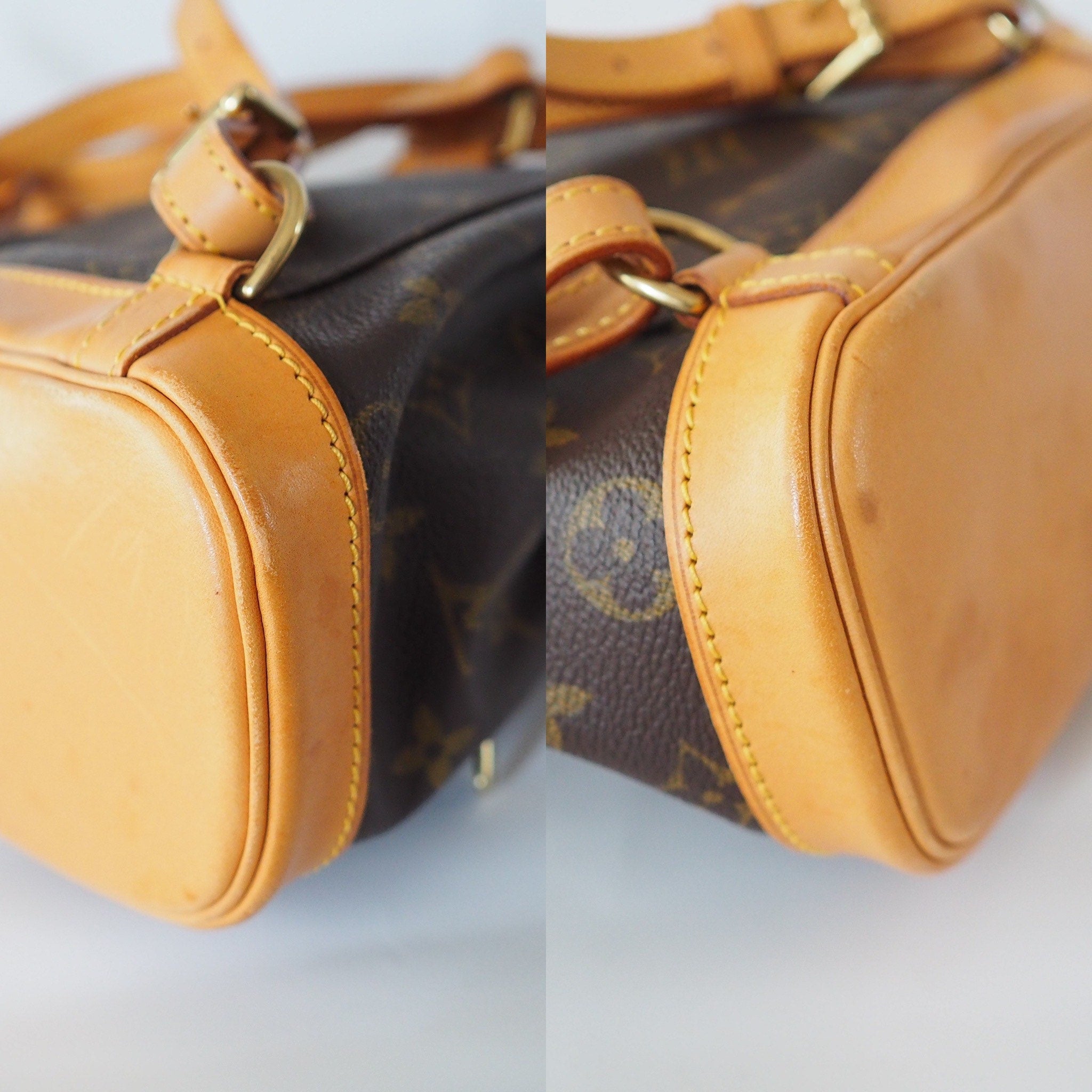 LOUIS VUITTON Monogram Mini Montsouris PM Unisex Backpack Authentic