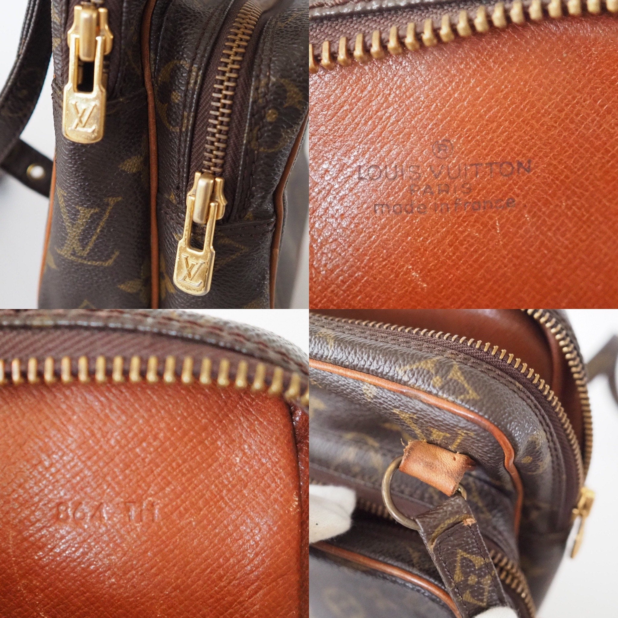 LOUIS VUITTON Monogram Mini Amazon Shoulder Bag Purse Authentic