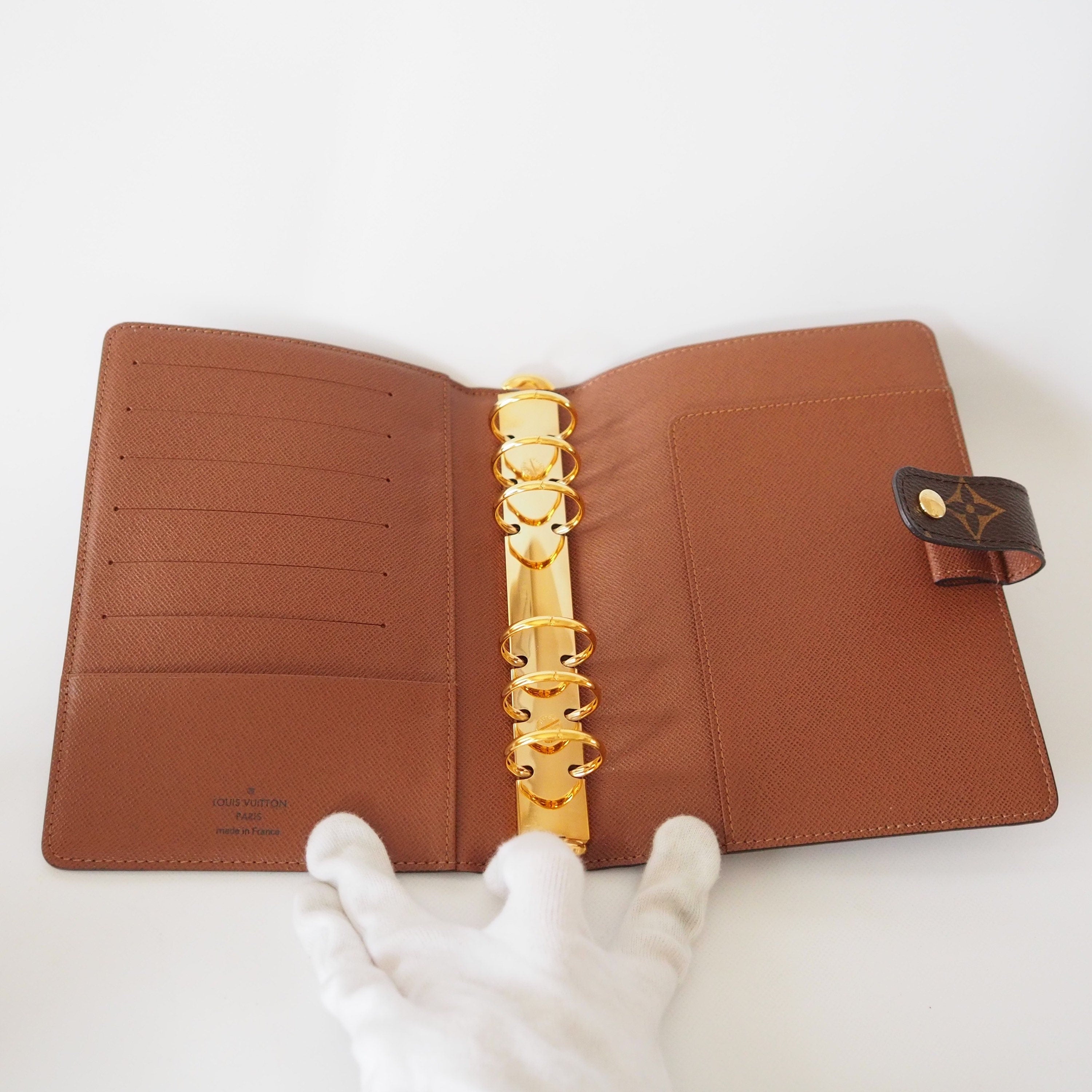 LOUIS VUITTON Agenda MM Monogram Day Planner Cover Authentic