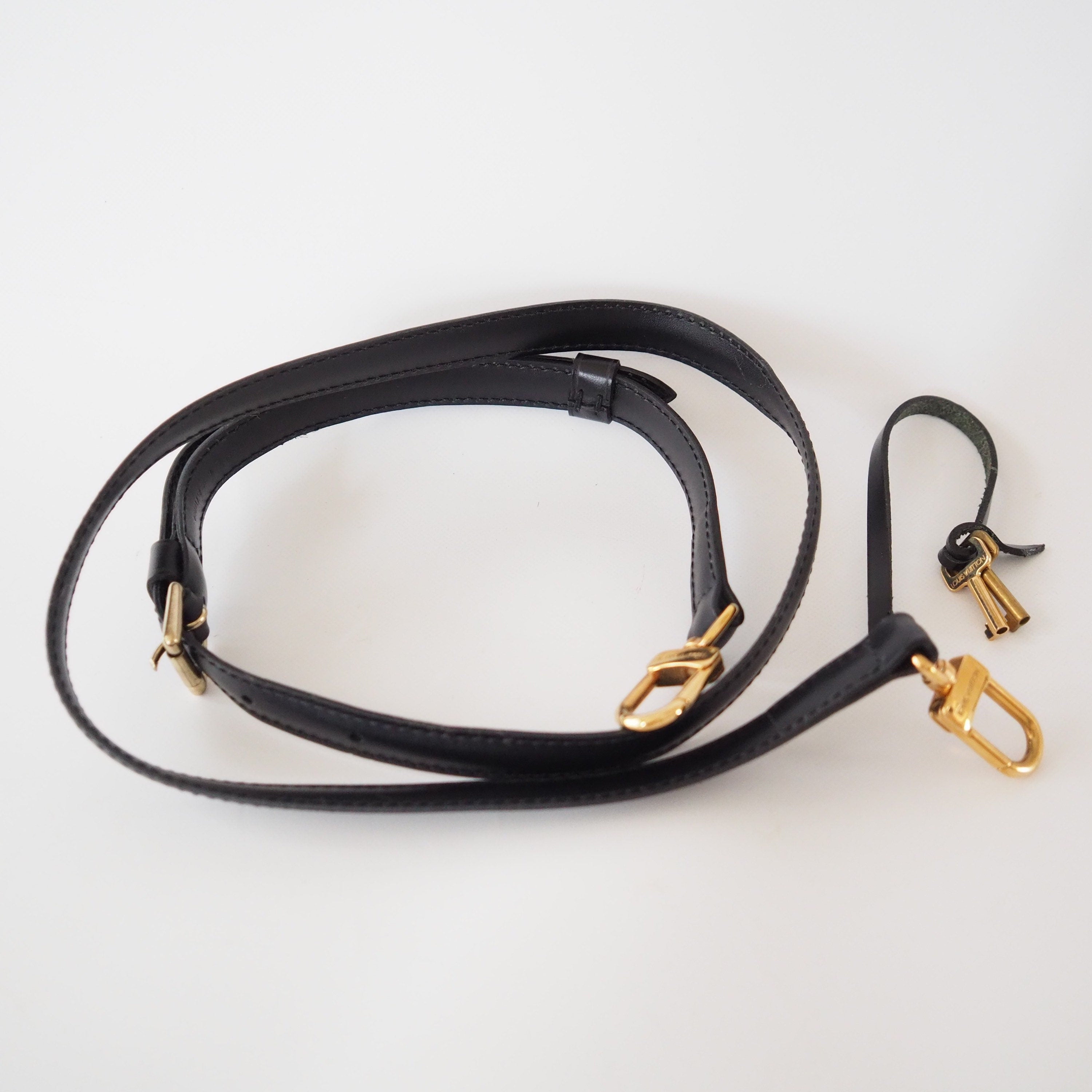 LOUIS VUITTON Epi Monceau 2way Hand Shoulder Bag Black Authentic