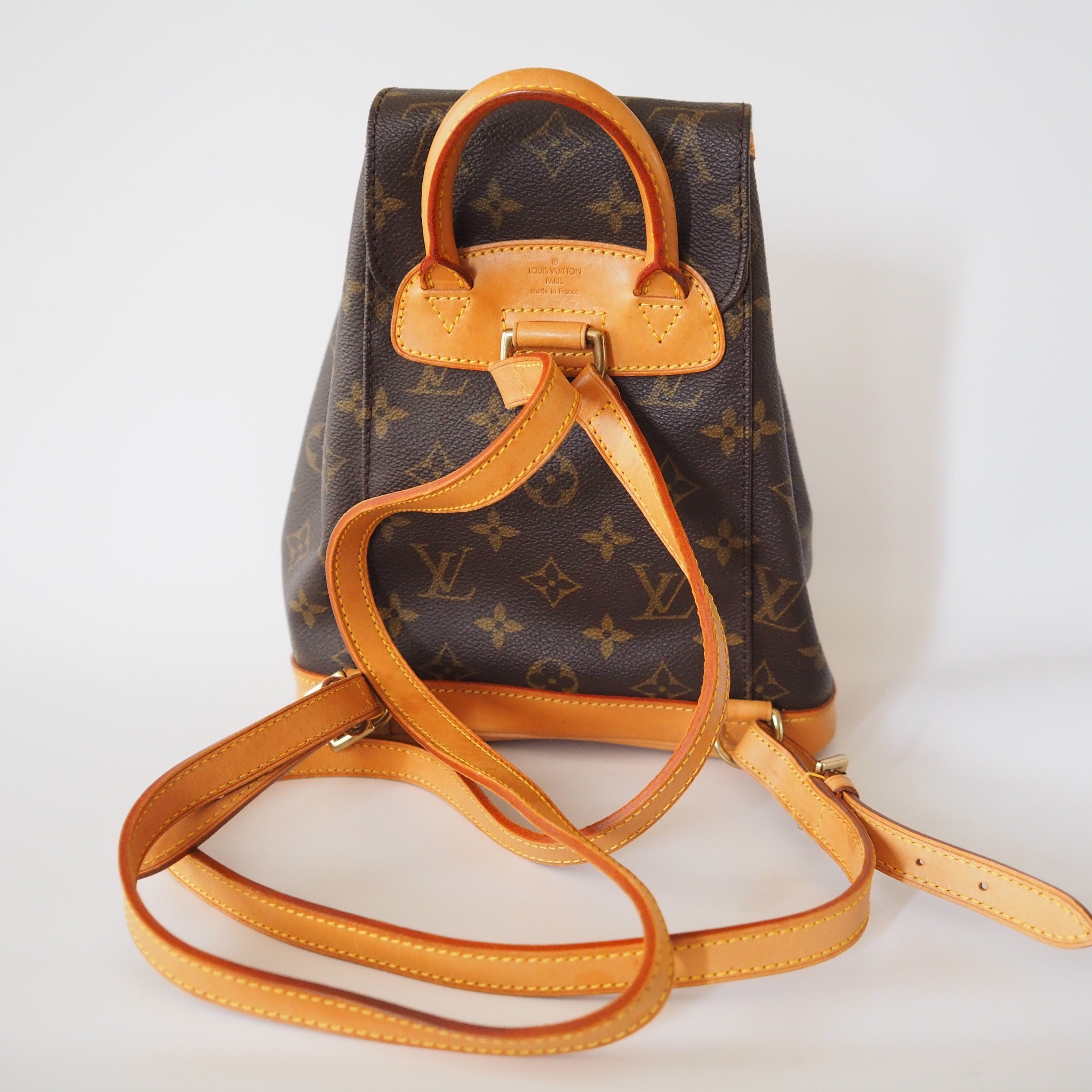 LOUIS VUITTON Monogram Mini Montsouris PM Unisex Backpack Authentic