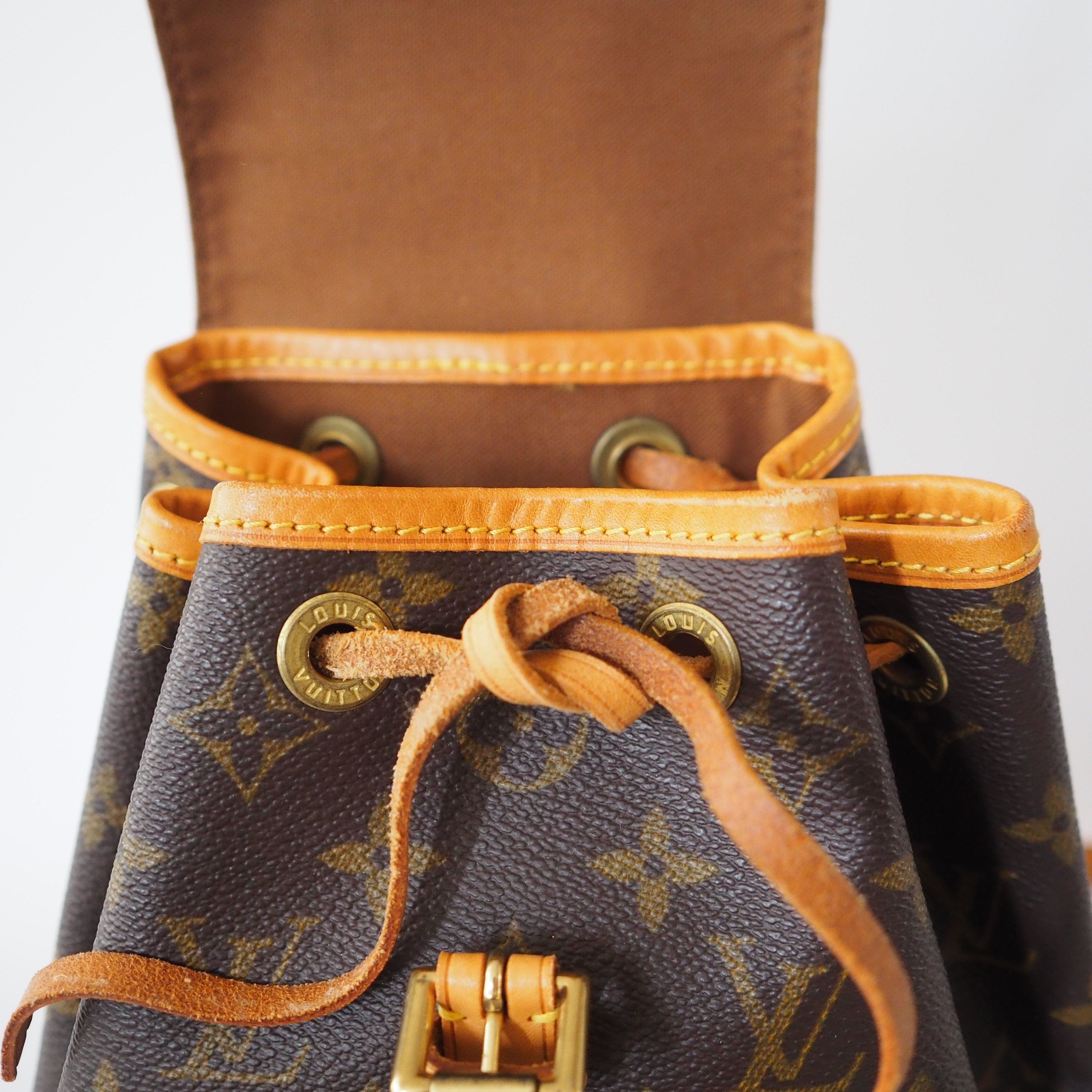 LOUIS VUITTON Monogram Mini Montsouris PM Unisex Backpack Authentic