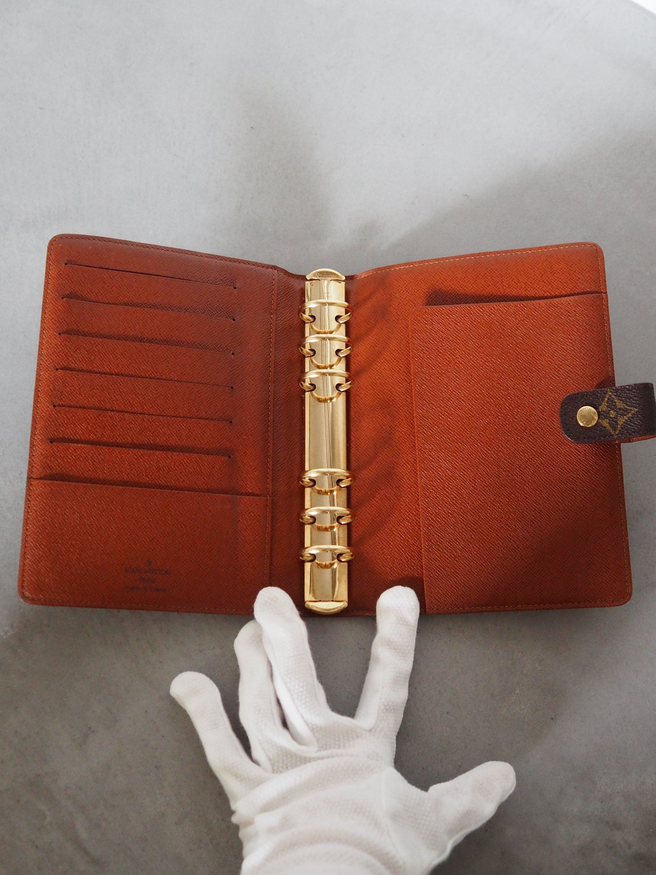 LOUIS VUITTON Agenda MM Monogram Day Planner Cover Authentic