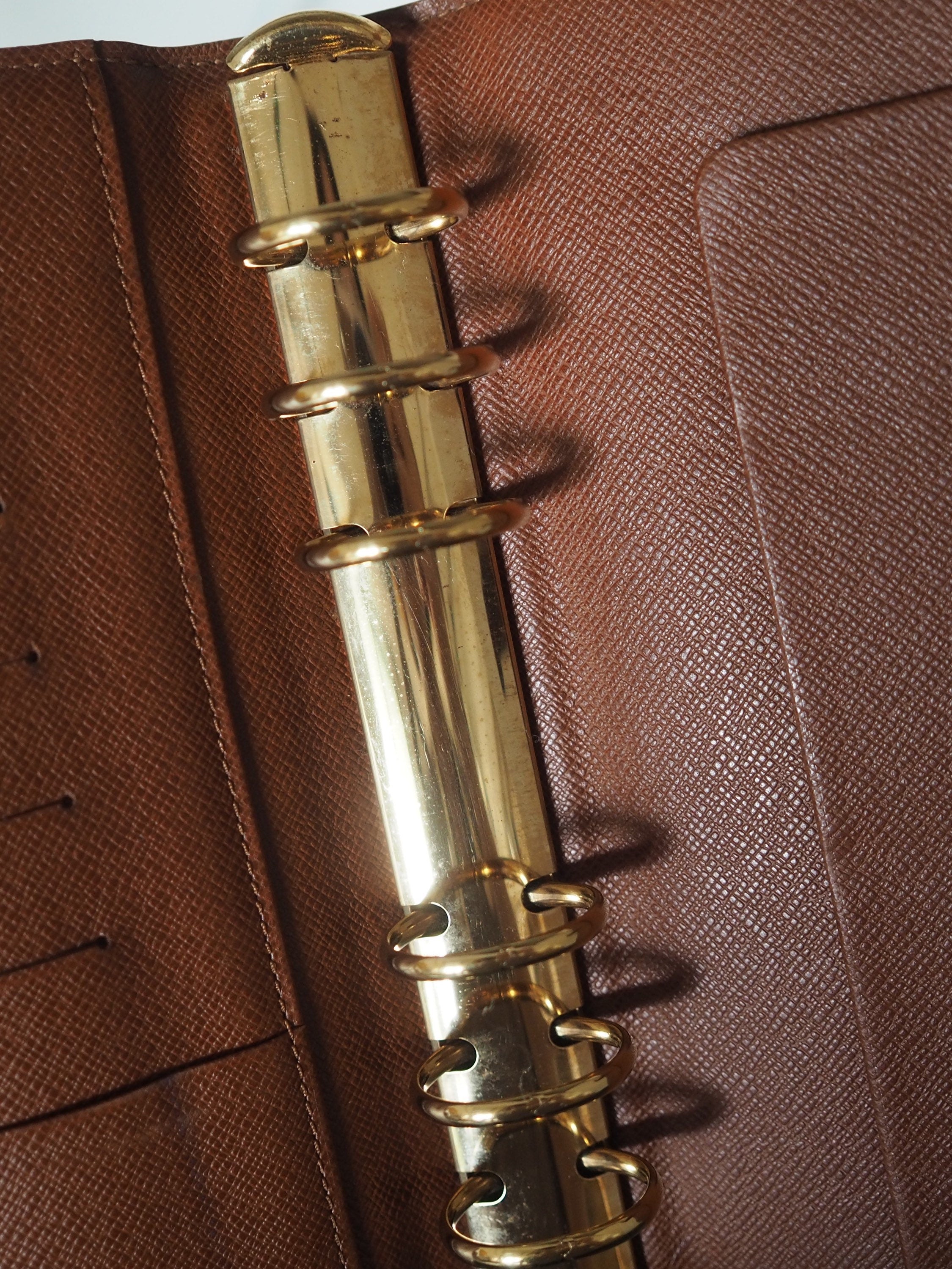 LOUIS VUITTON Agenda MM Monogram Day Planner Cover Authentic