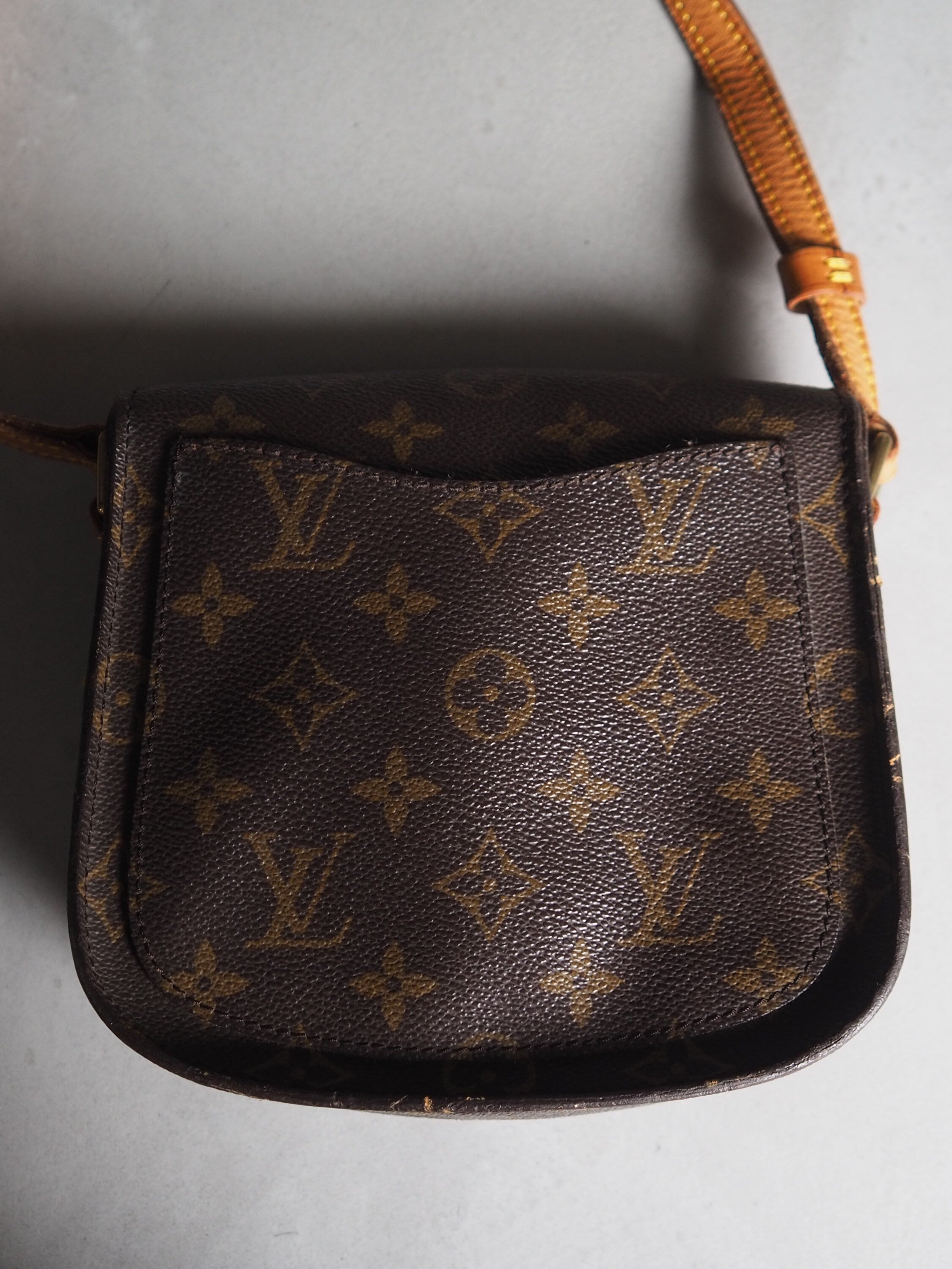 LOUIS VUITTON Monogram Saint Cloud PM Shoulder Bag lV Vintage Cross body Authentic