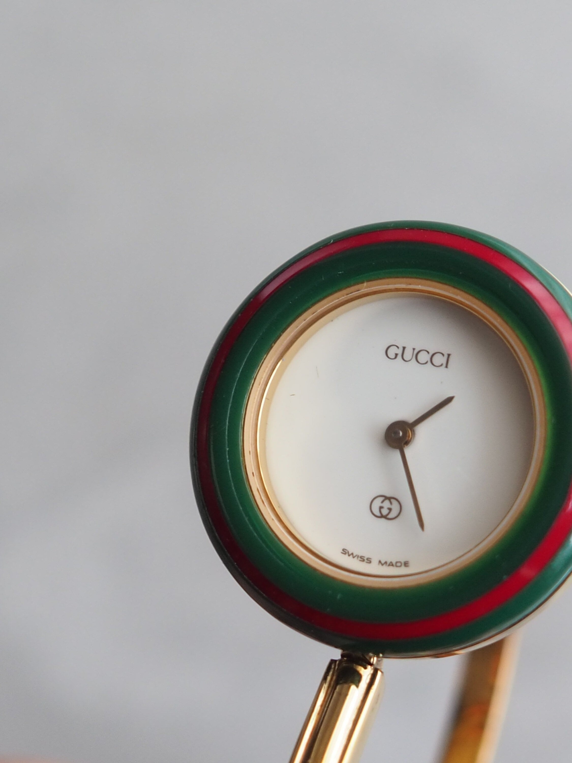 GUCCI Accessories Change Bezel 12 colors Bangle watch Wristwatch Gold