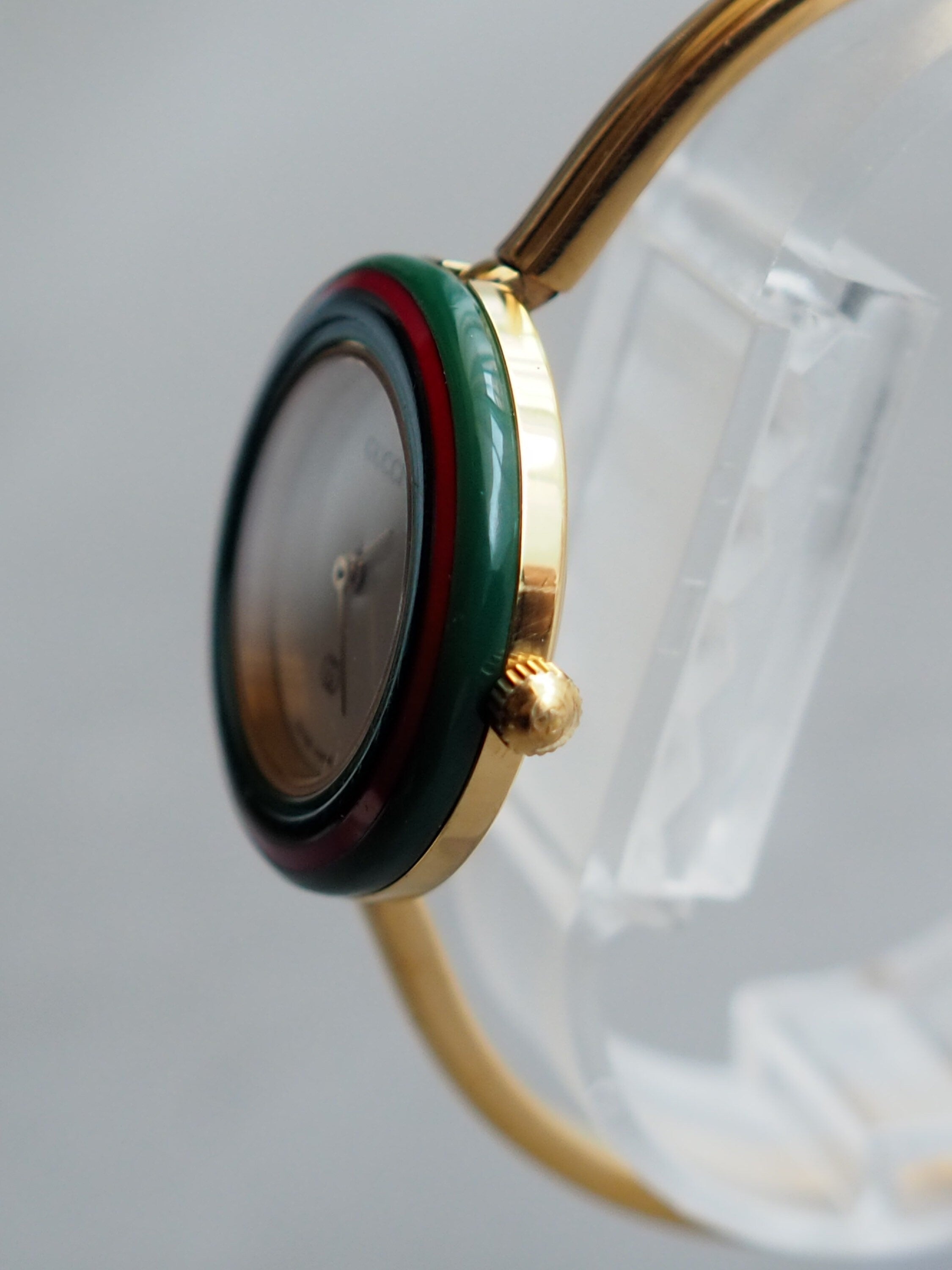 GUCCI Accessories Change Bezel 12 colors Bangle watch Wristwatch Gold