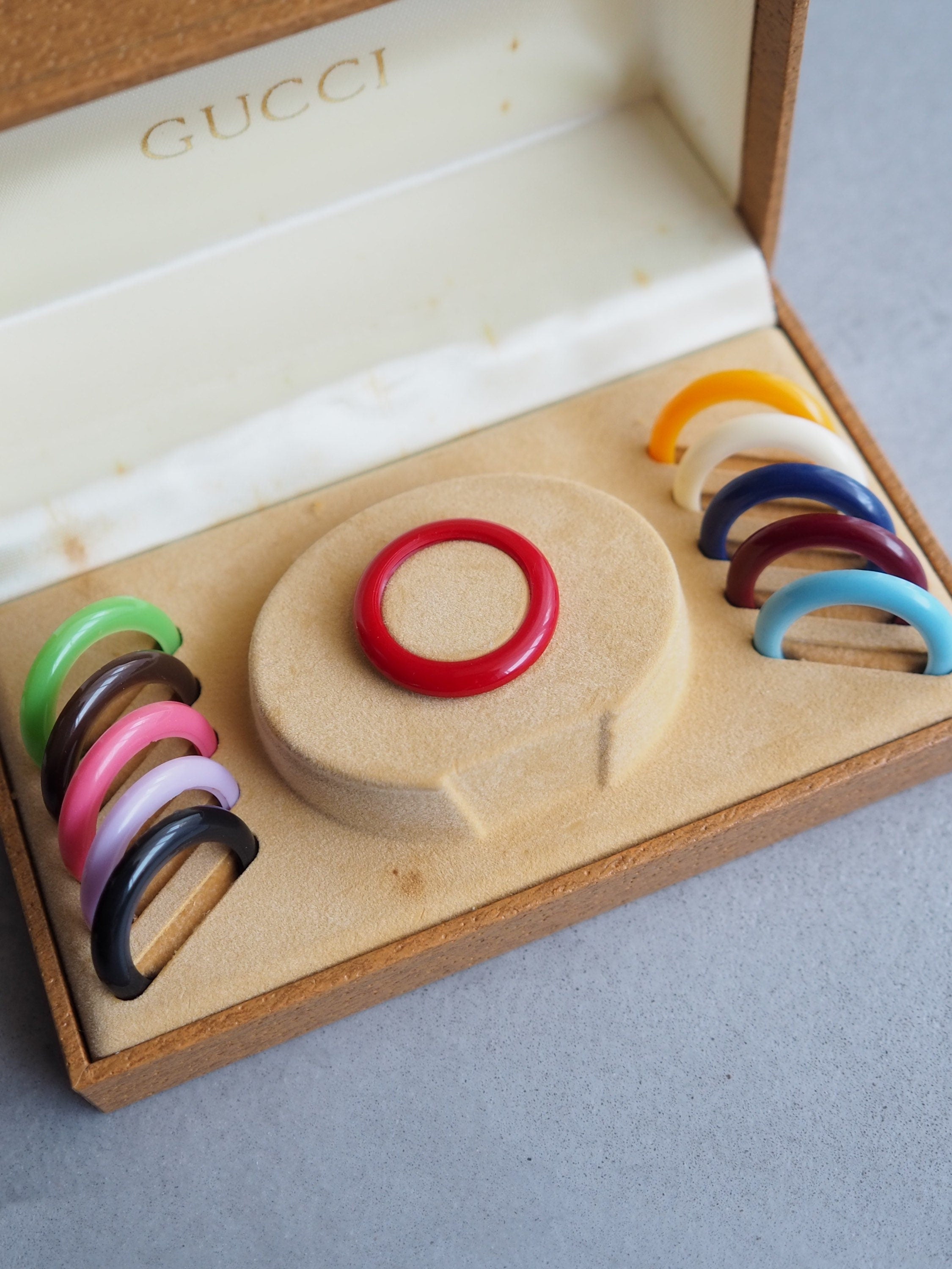 GUCCI Accessories Change Bezel 12 colors Bangle watch Wristwatch Gold