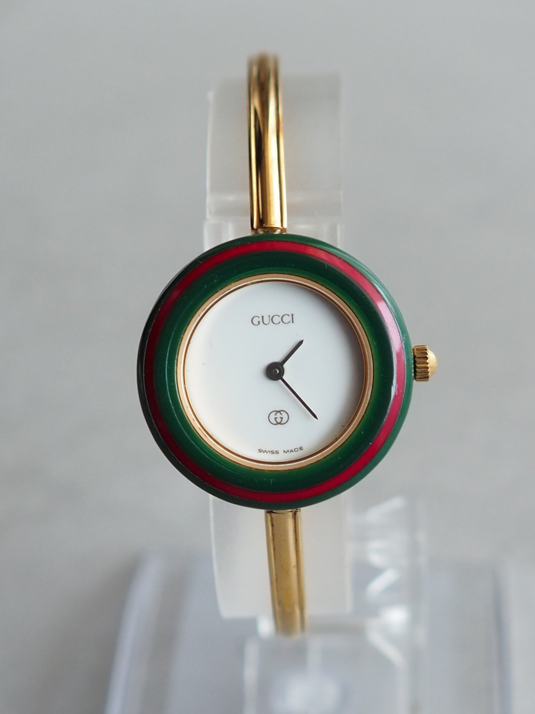 GUCCI Accessories Change Bezel 12 colors Bangle watch Wristwatch Gold
