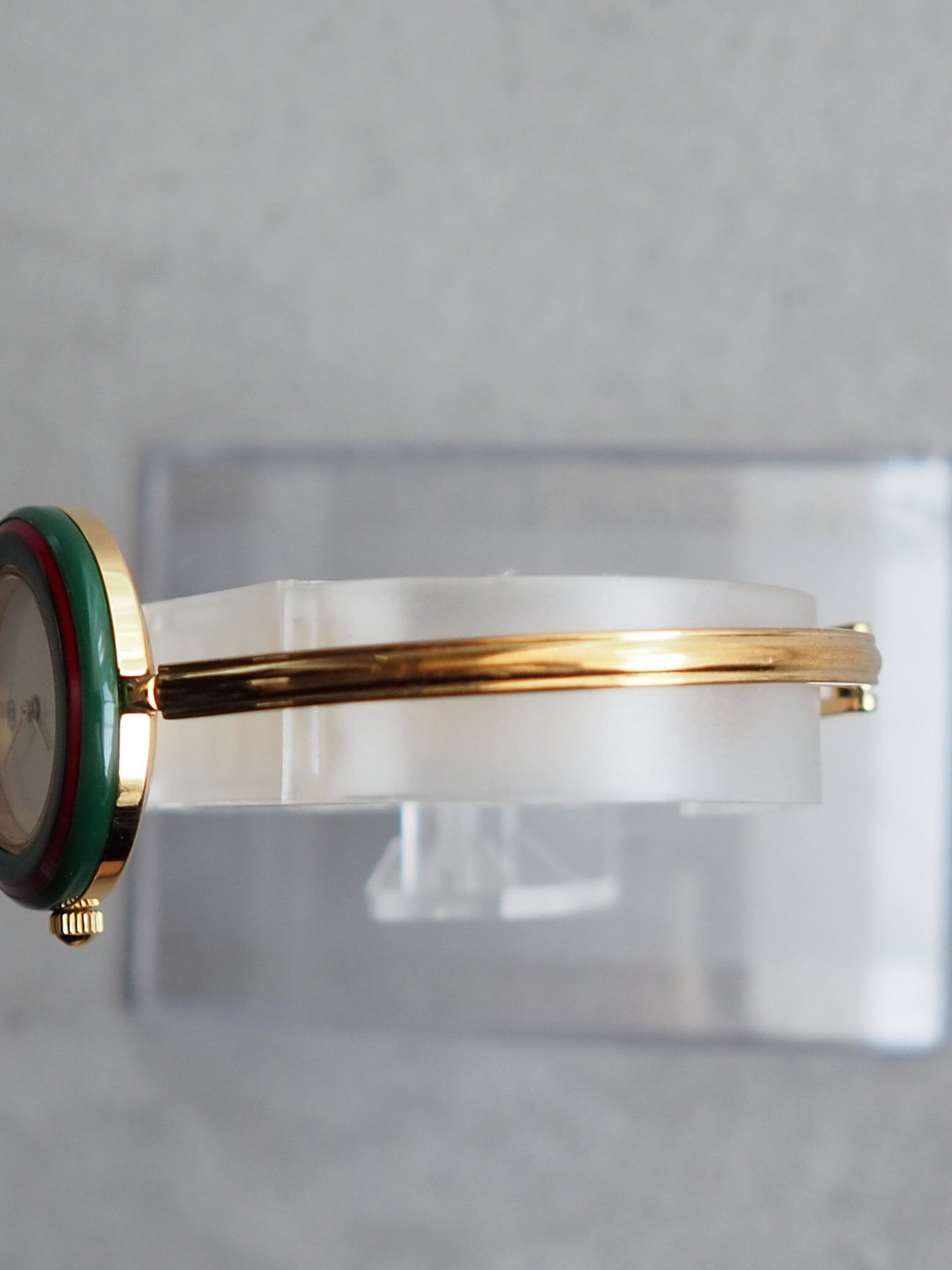 GUCCI Accessories Change Bezel 12 colors Bangle watch Wristwatch Gold