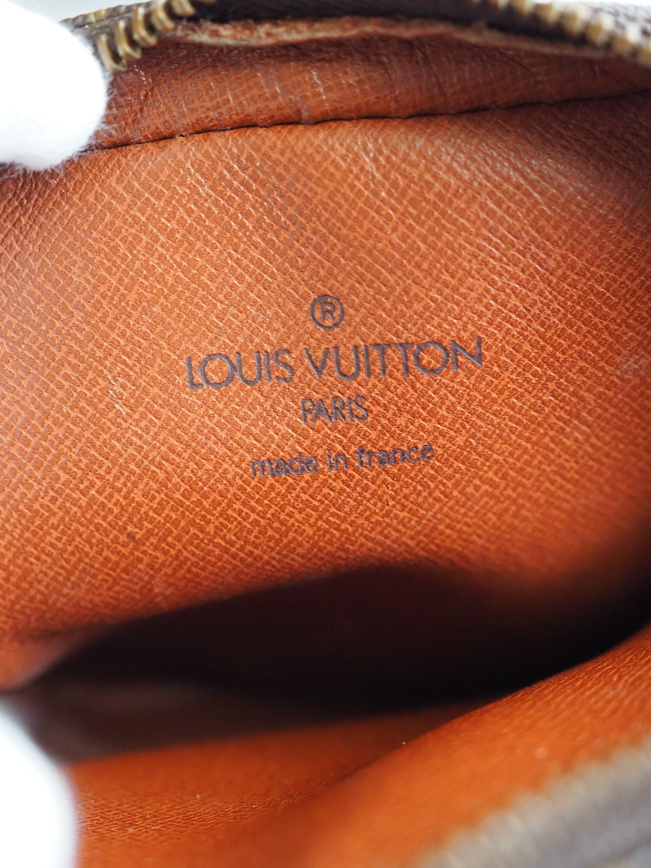 LOUIS VUITTON Shoulder Bag Mini Danube Browns Monogram vintage lv Authentic