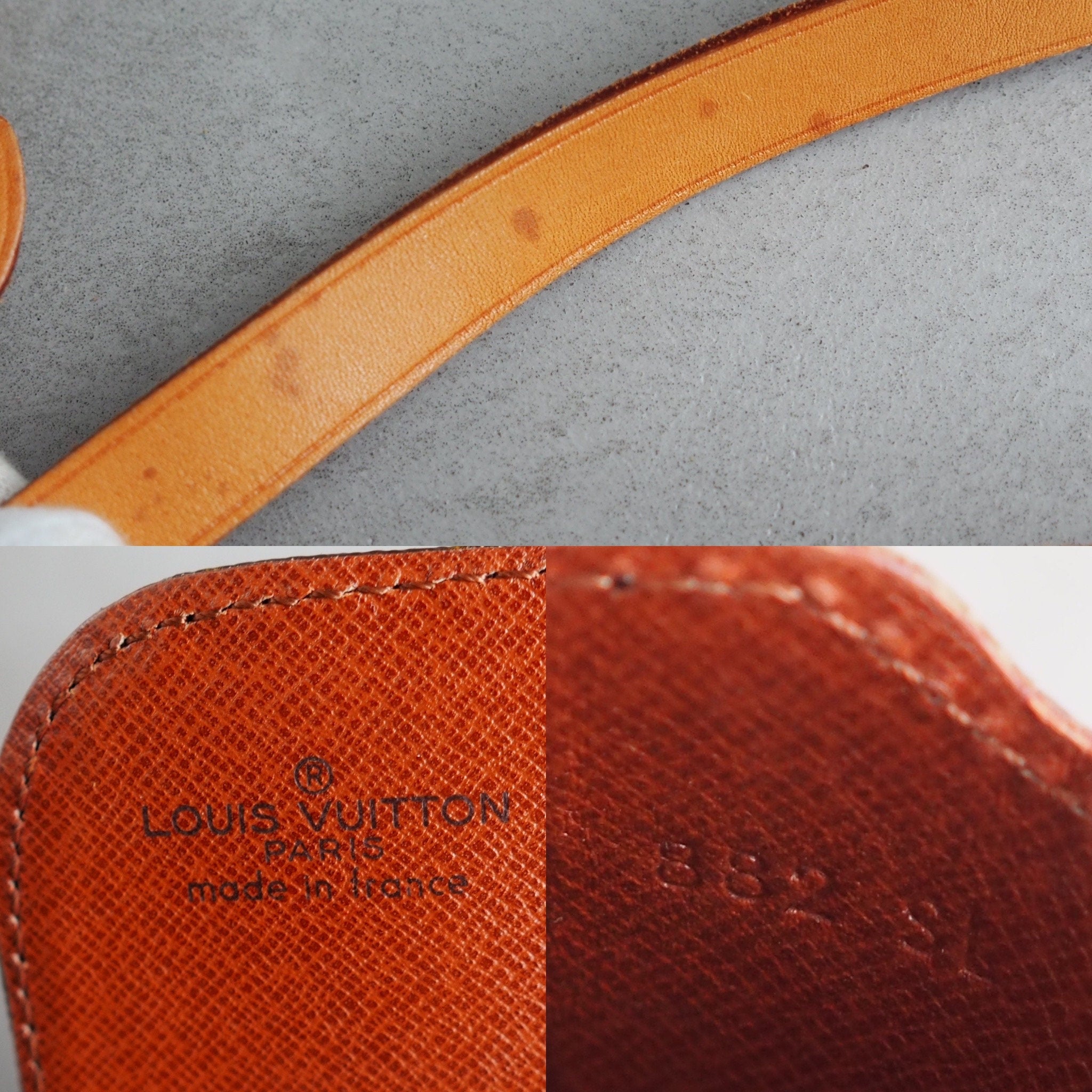 LOUIS VUITTON Monogram Mini Cartouchiere PM Shoulder bag Vintage Authentic