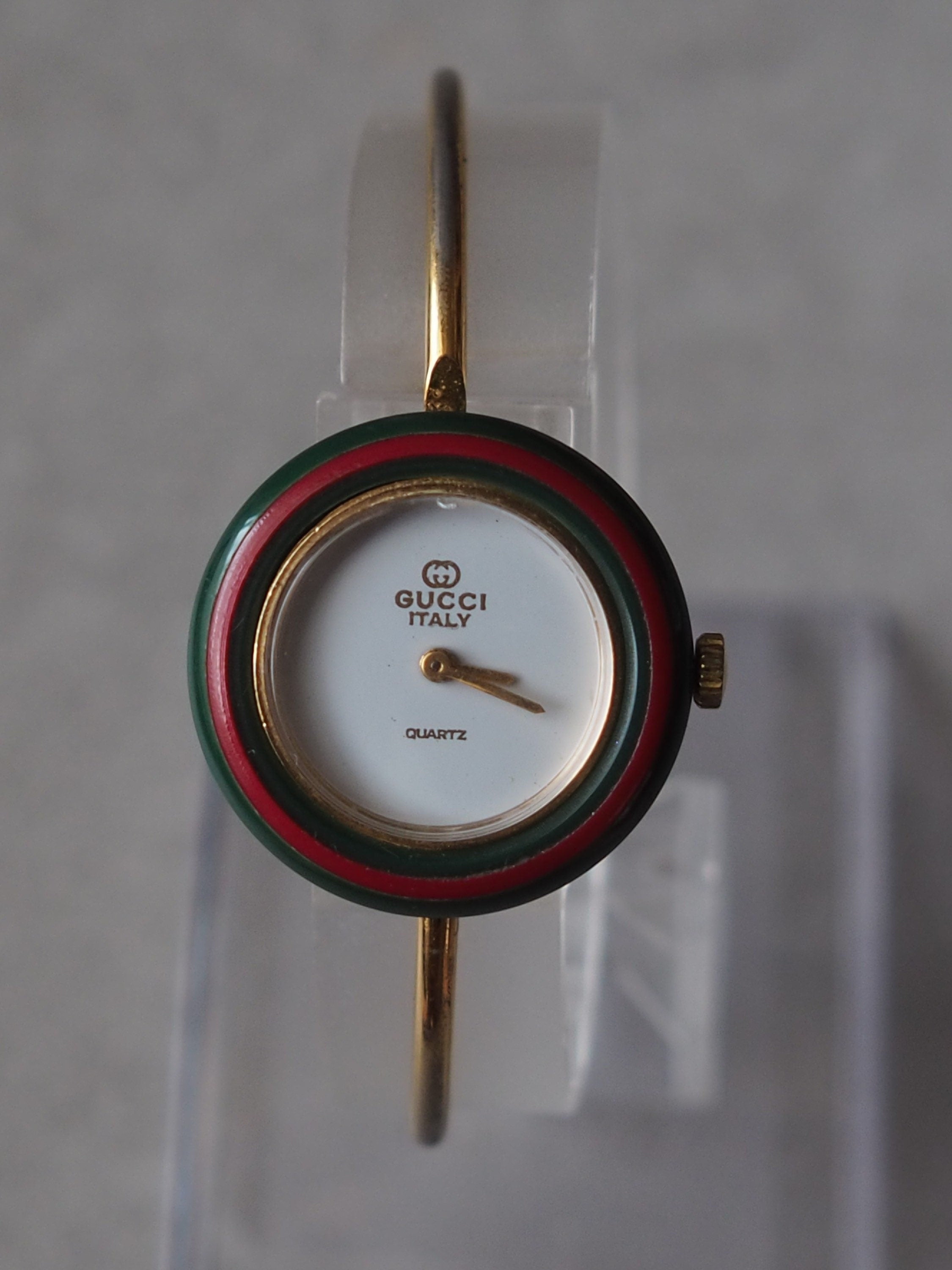 GUCCI Accessories Change Bezel 5 colors Bangle watch Wristwatch Gold